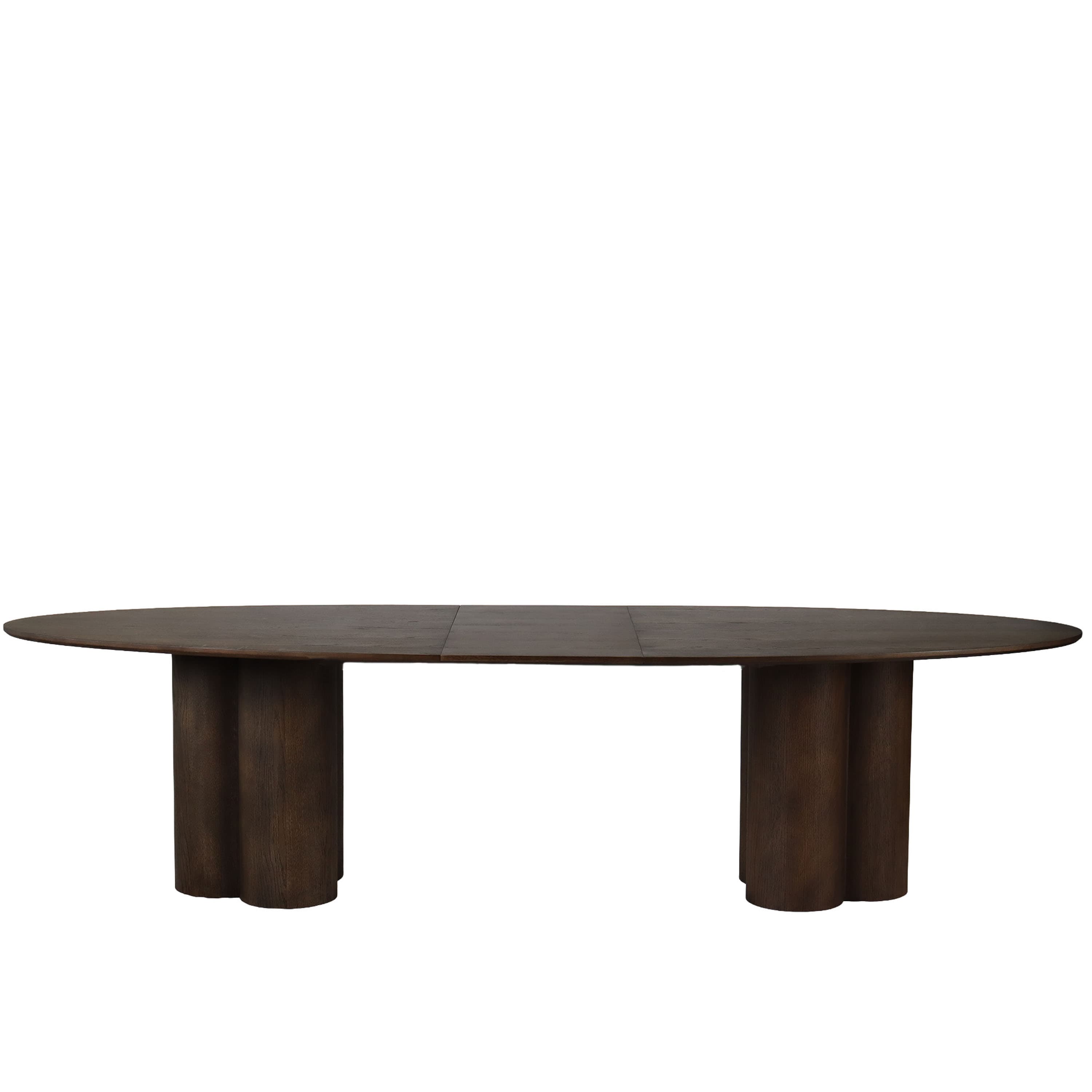 Laura Ruokapöytä Ruskeaksi Petsattu Tammi 240+50