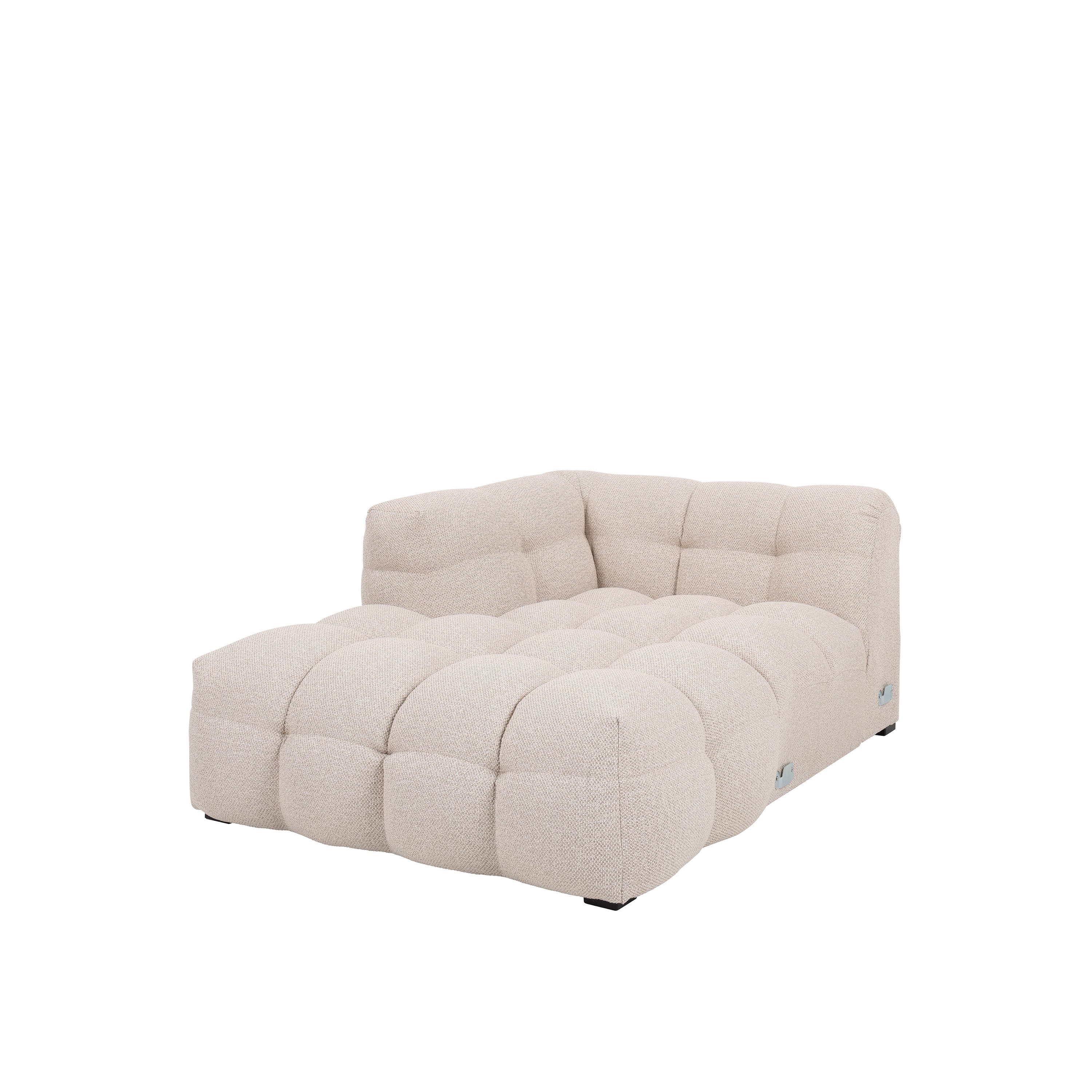 Billie Siatlongimoduuli Vasen Käsinoja Beige Bouclé 118cm