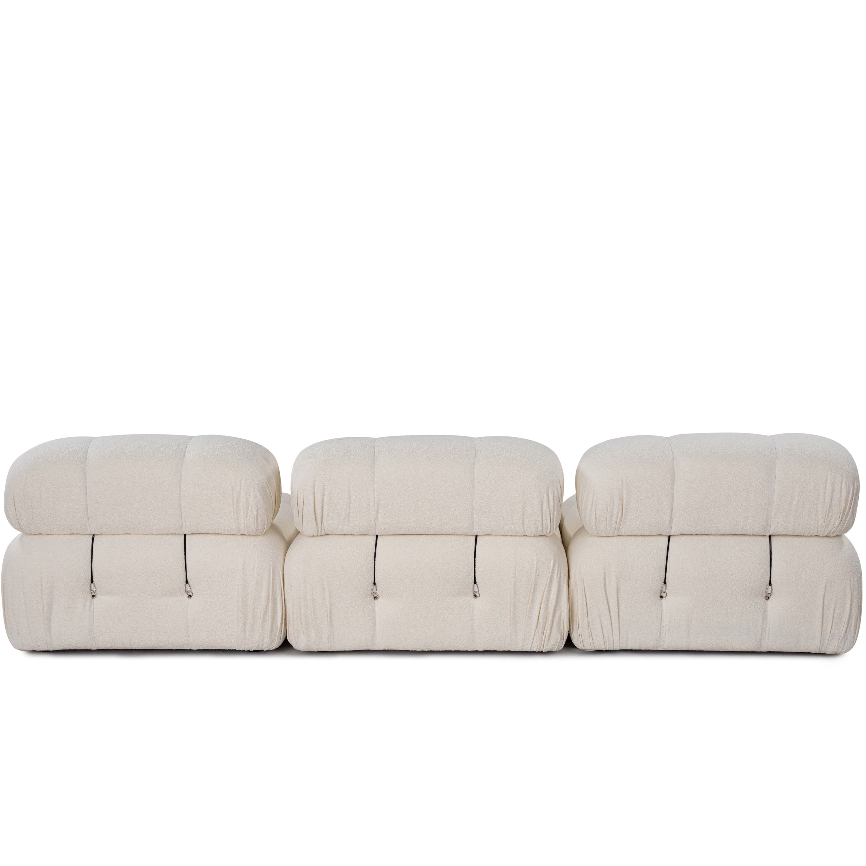Blanca 3-istuttava Sohva White Bouclé