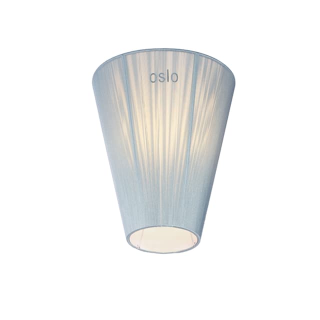 Oslo Wood Lattiavalaisin Varjostin Light Blue
