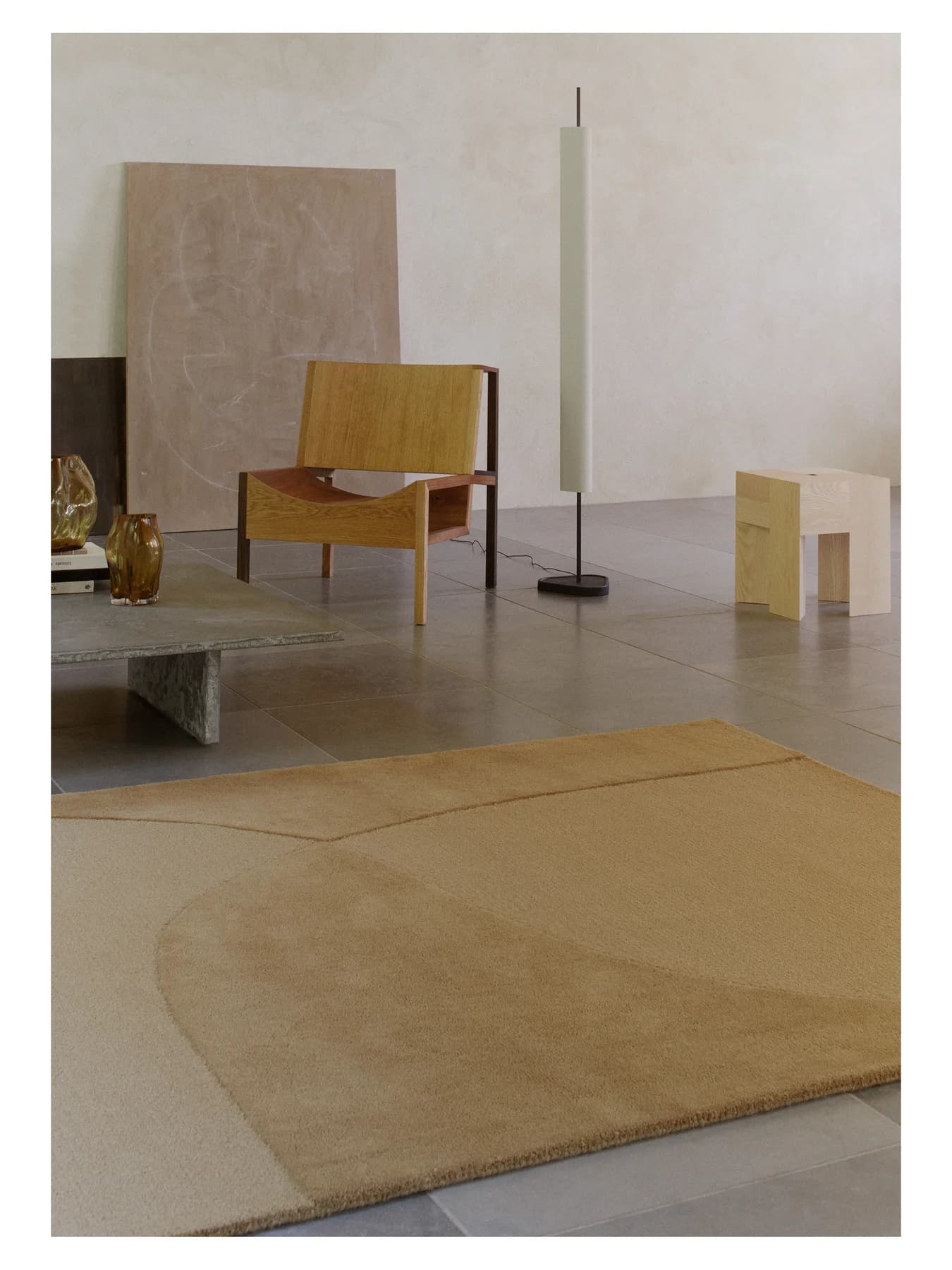 Split Plains villamatto mustard 200x300