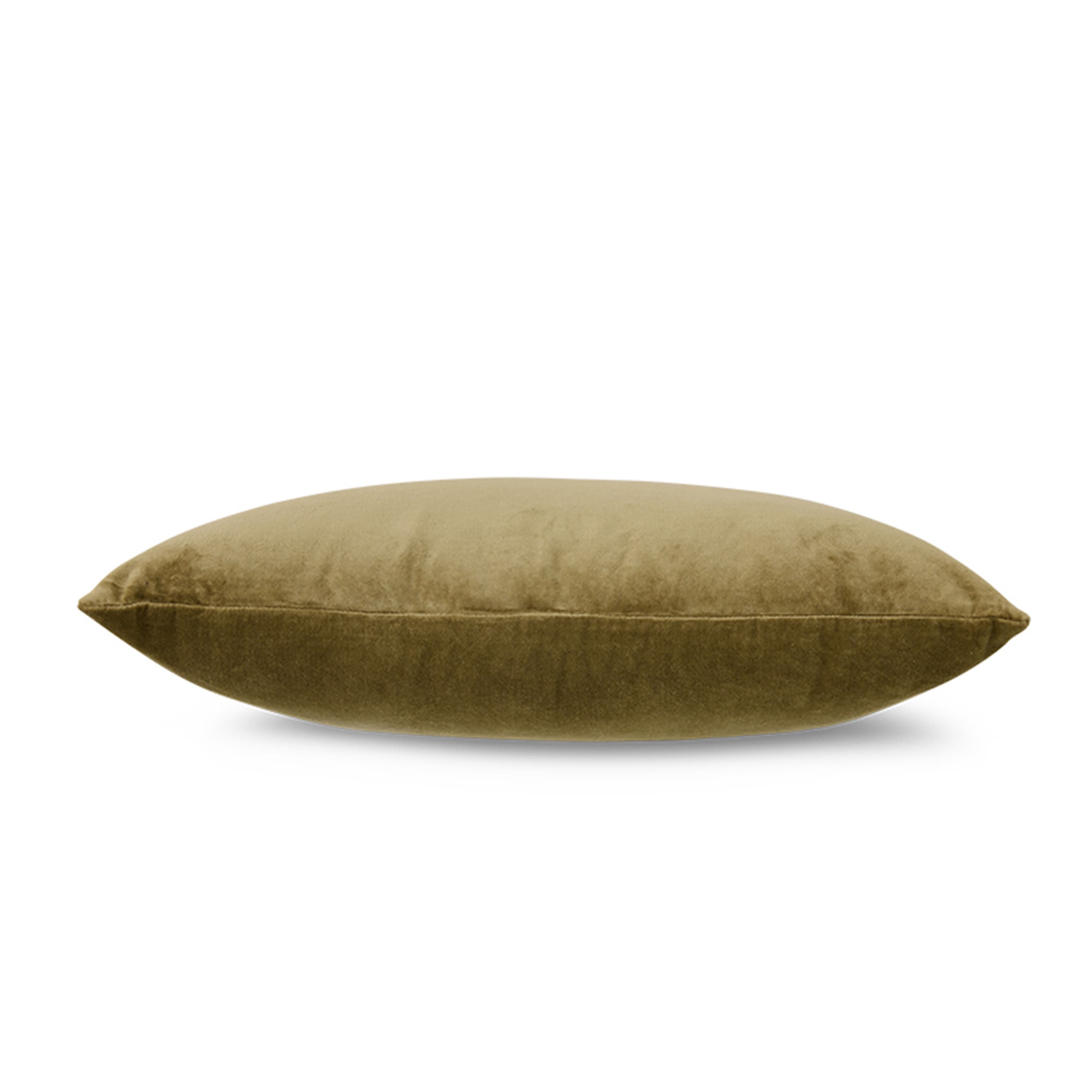 Velvet Koristetyyny Army Green 60x40