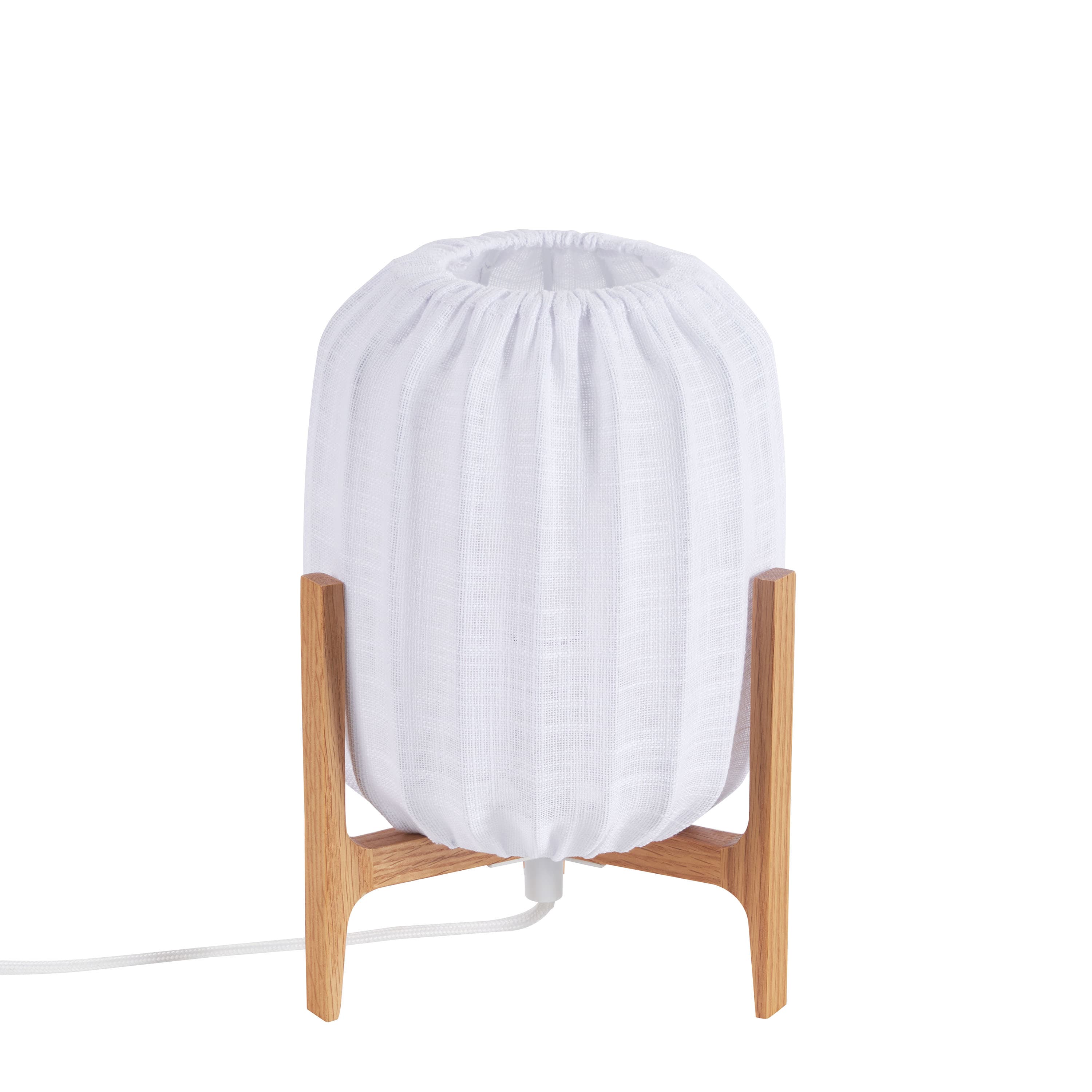 Prisma Mini Pöytävalaisin Oak/White 24cm