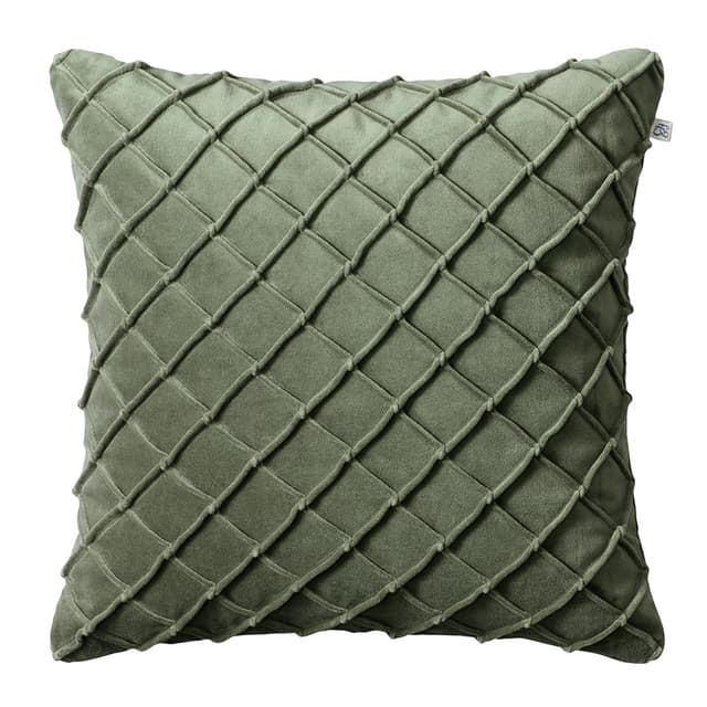 Deva Tyynynpäällinen Sametti Forest Green 50x50