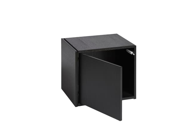 Bricks Cube left kaappi black 36x36
