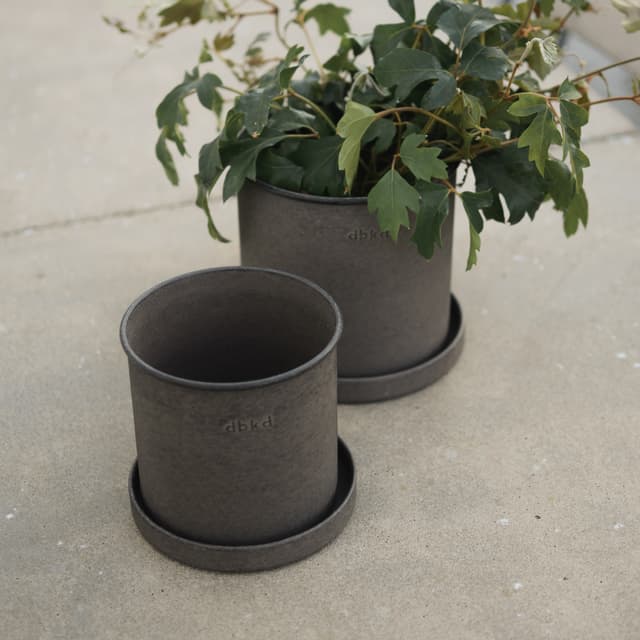 Plant Pot Brown Small 2-pakkaus