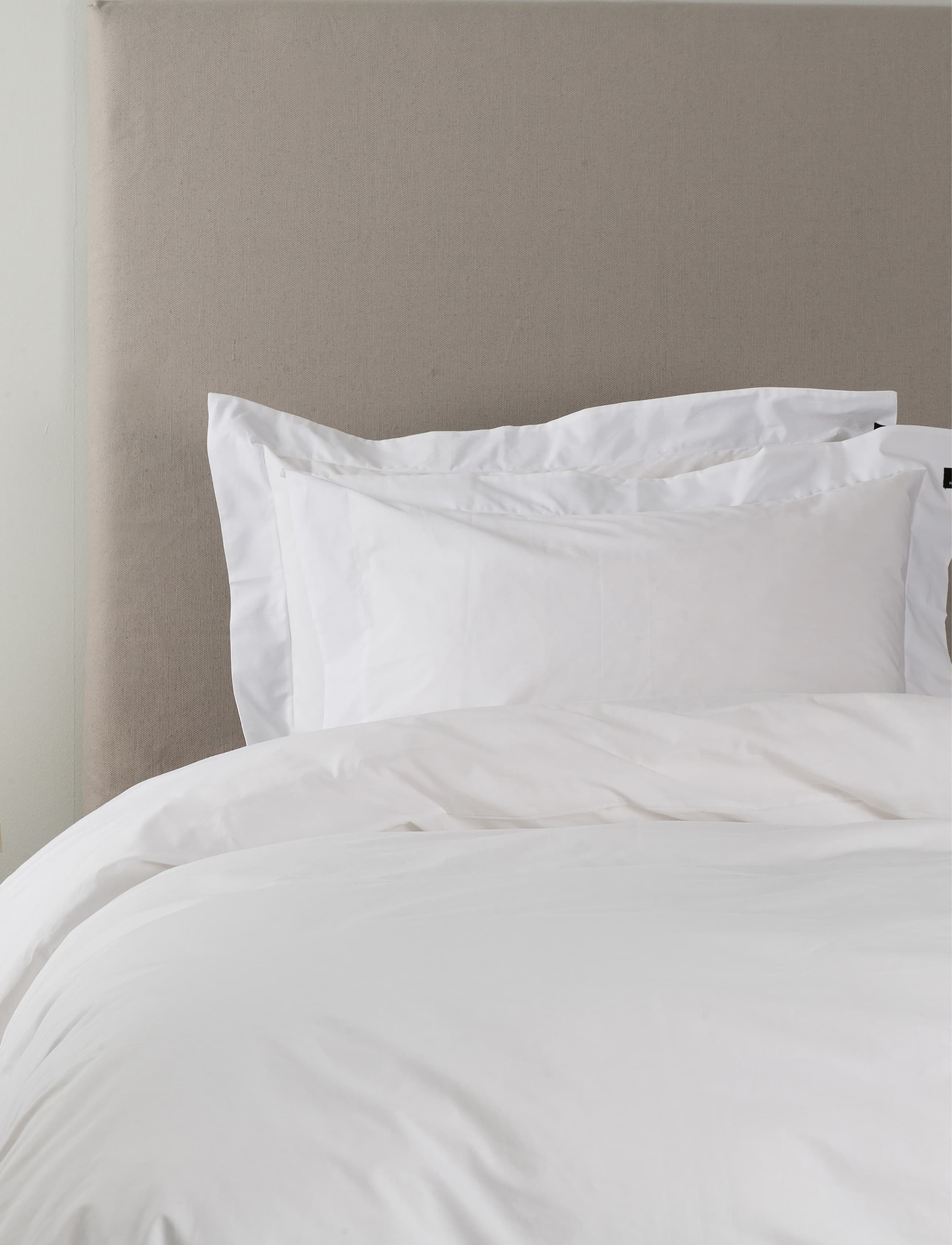 Dreamtime tyynyliina GOTS percale white 50x90