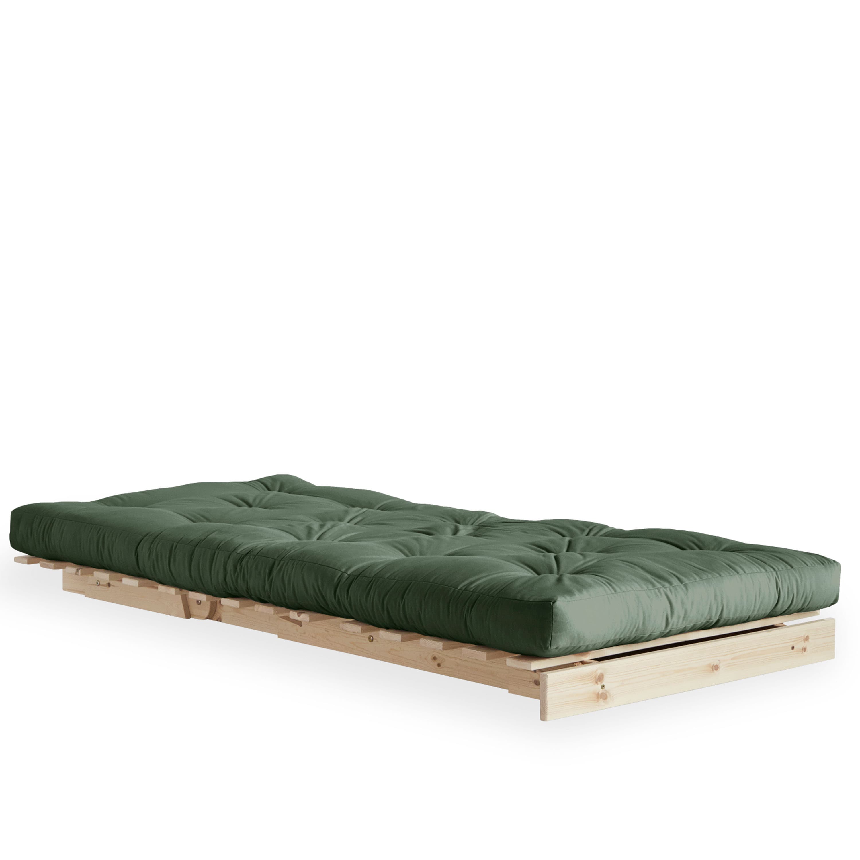 Roots Nojatuoli Luonnollinen/Olive Green 90 cm