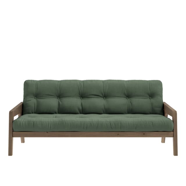 Grab Vuodesohva Ruskea/Oliivinvihreä 204cm