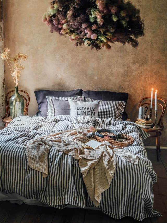 Misty tyynyliina pellava edge dark grey 50x60
