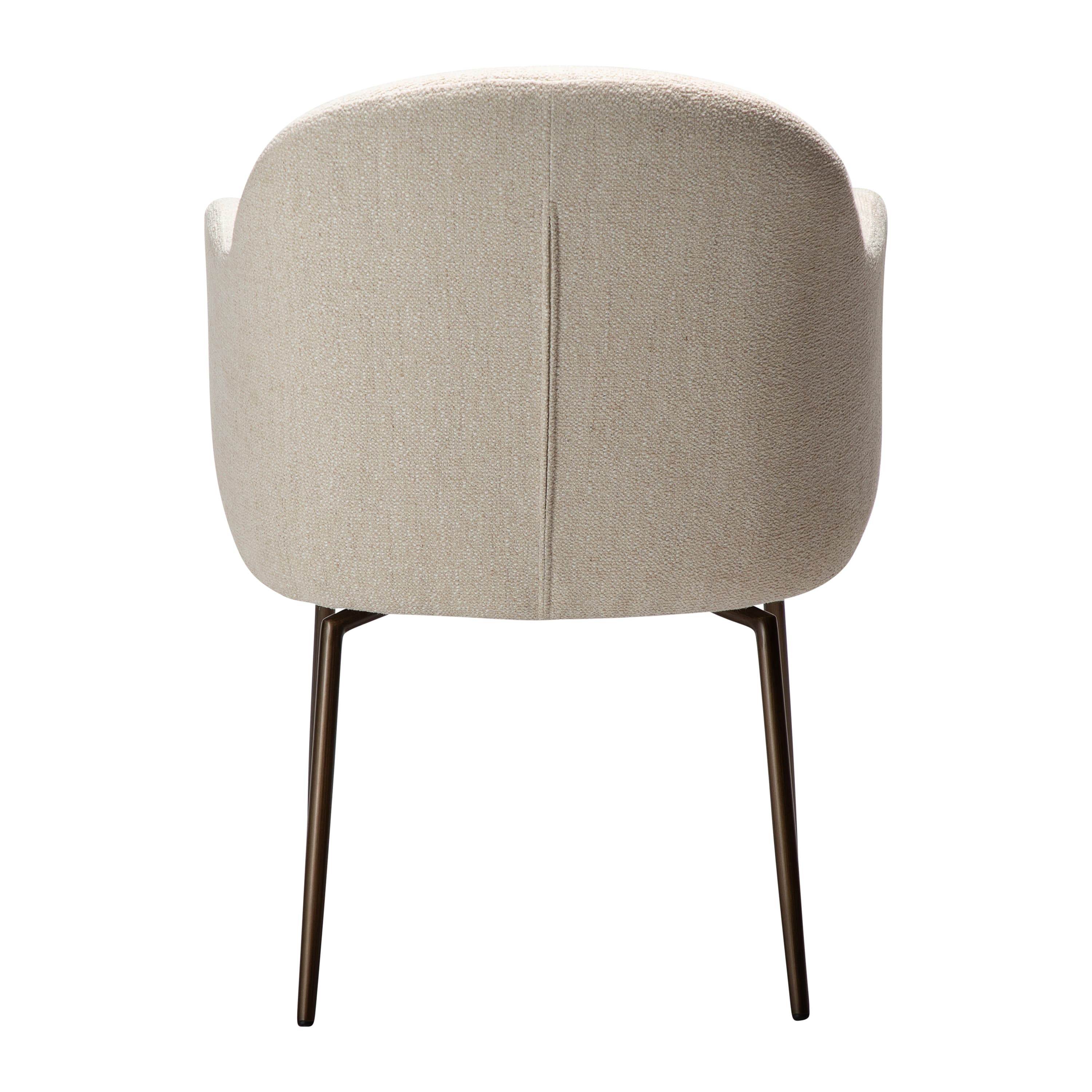 Bae Swivel Tuoli Simply Beige Bouclé/Antique Brass