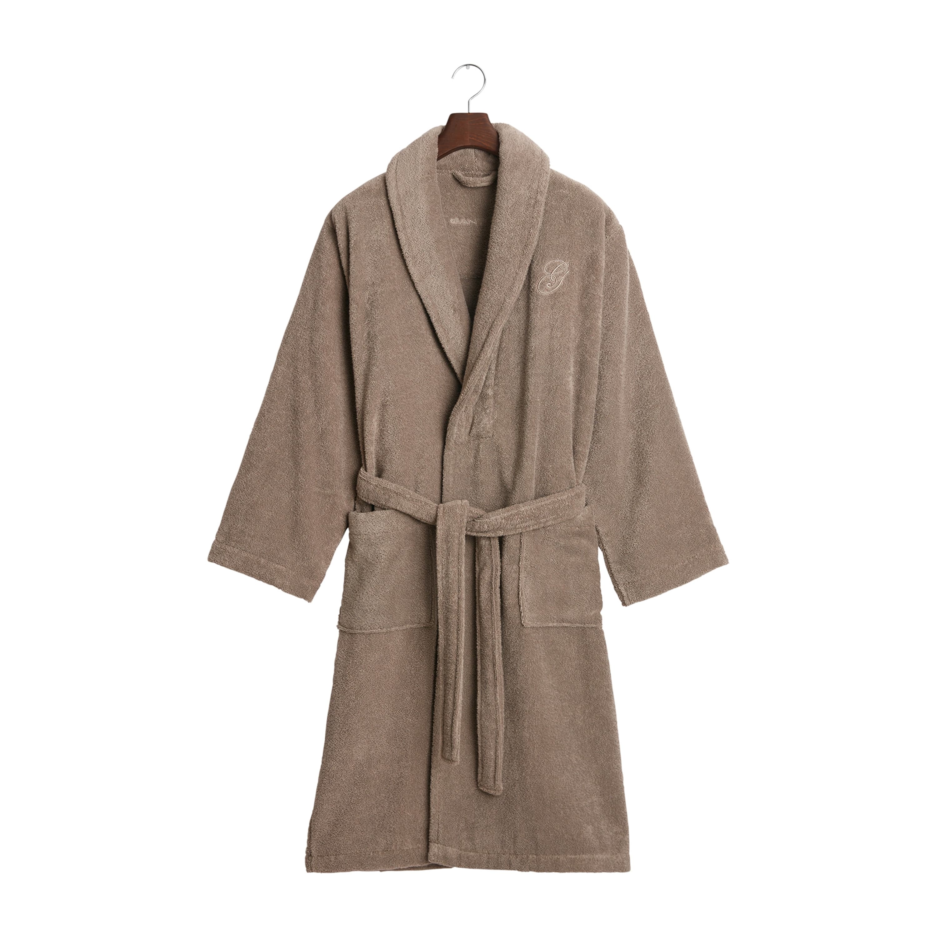 Organic Embroidery Kylpytakki Beige M