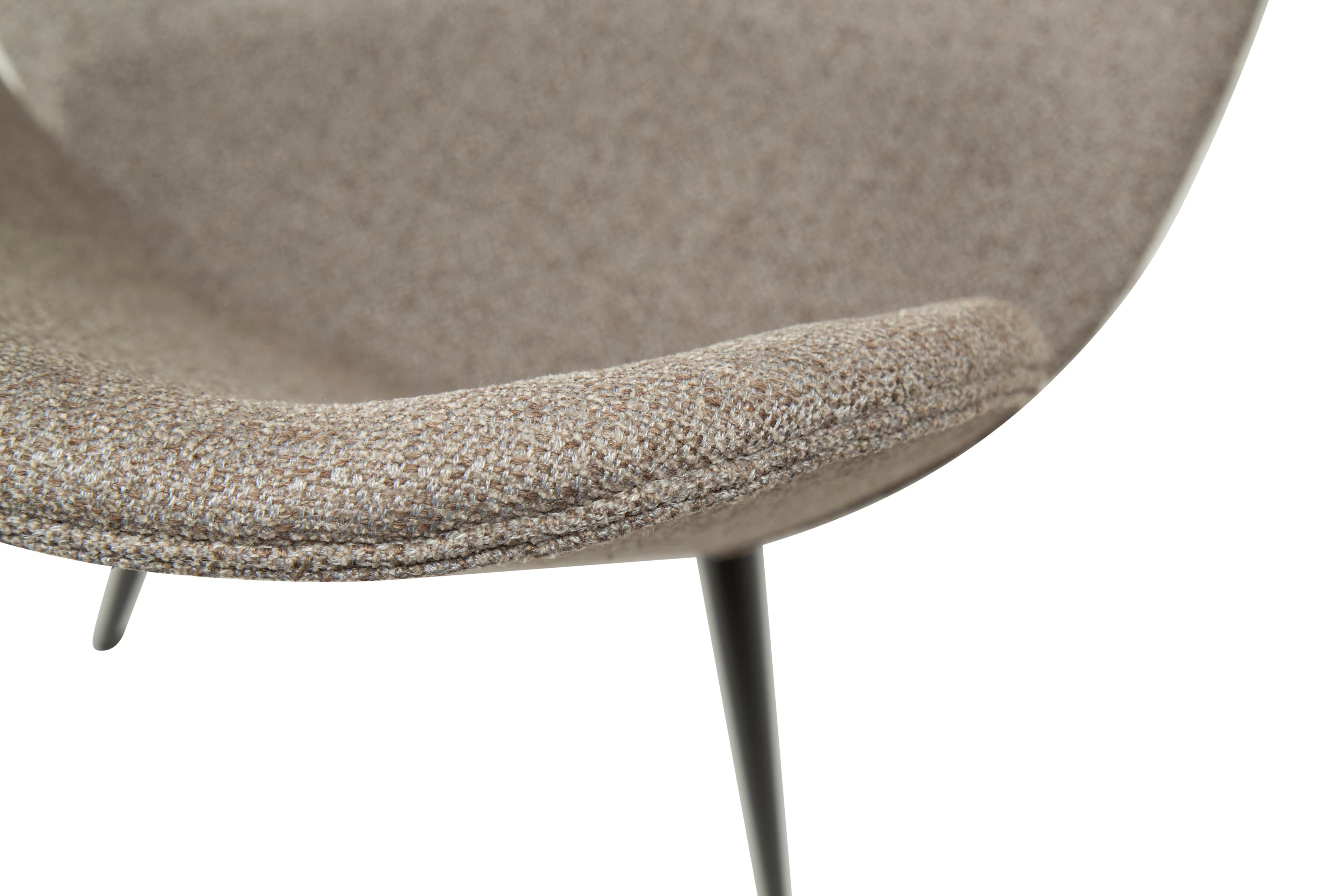 Cloud Ruokatuoli Boucle Beige/Musta