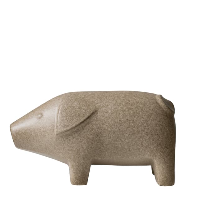 Swedish Pig Koriste Beige 24x13