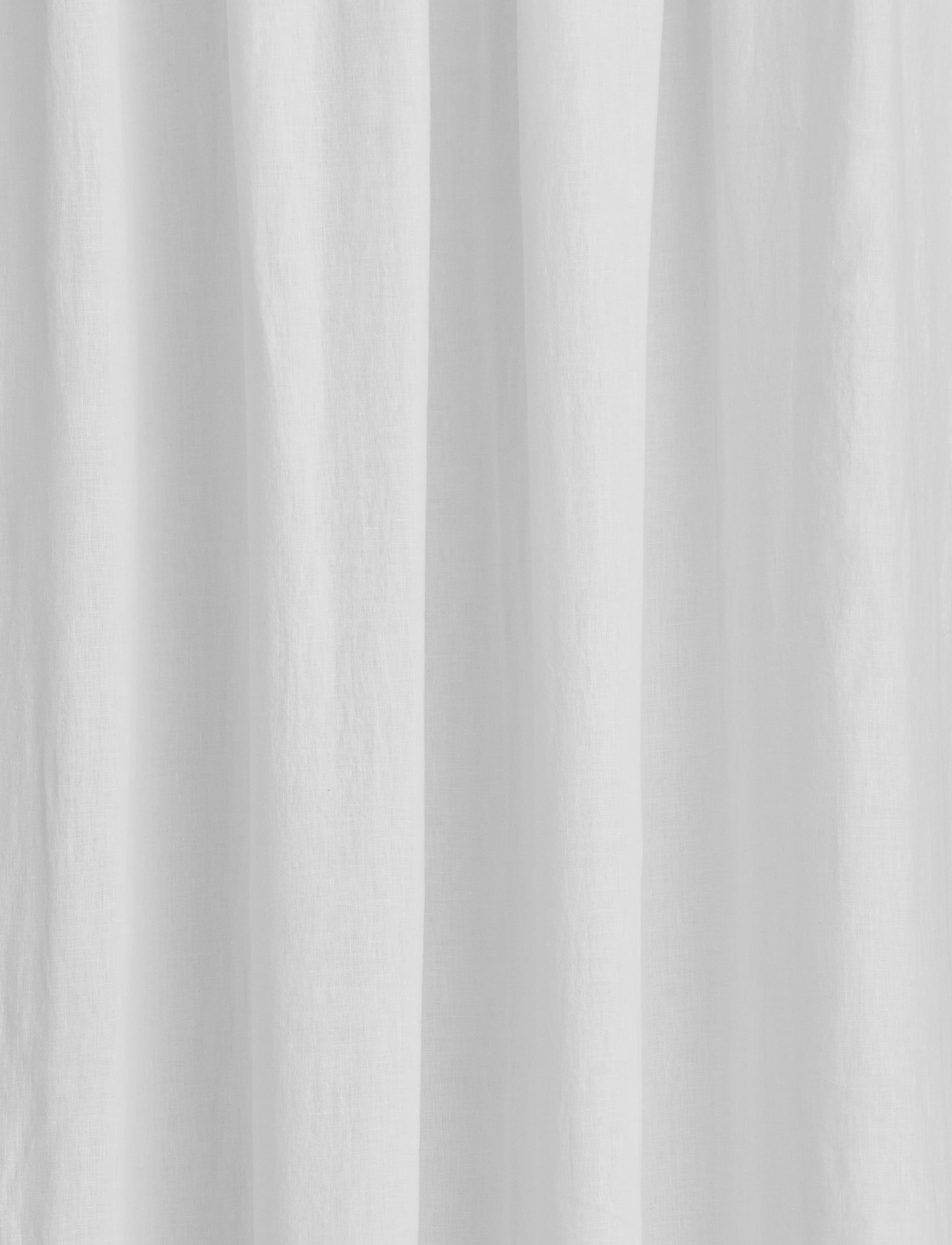 Sunrise Verho Pituus Pellava White 140x290
