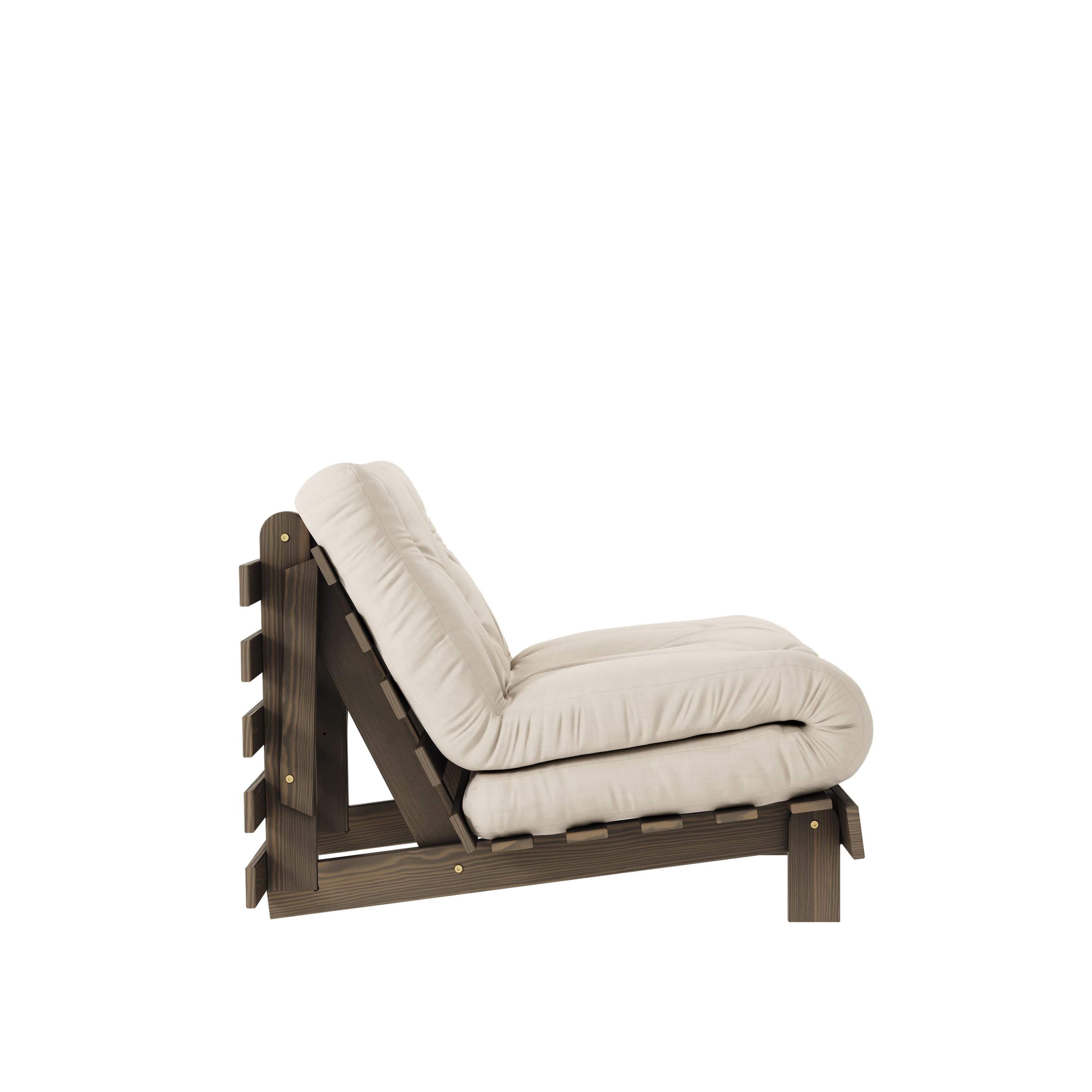 Roots Nojatuoli Ruskea/Beige 90cm