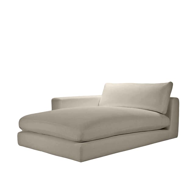Capri 1,5-istuttava divaanimoduuli vasen käsinoja Taupe 142x184