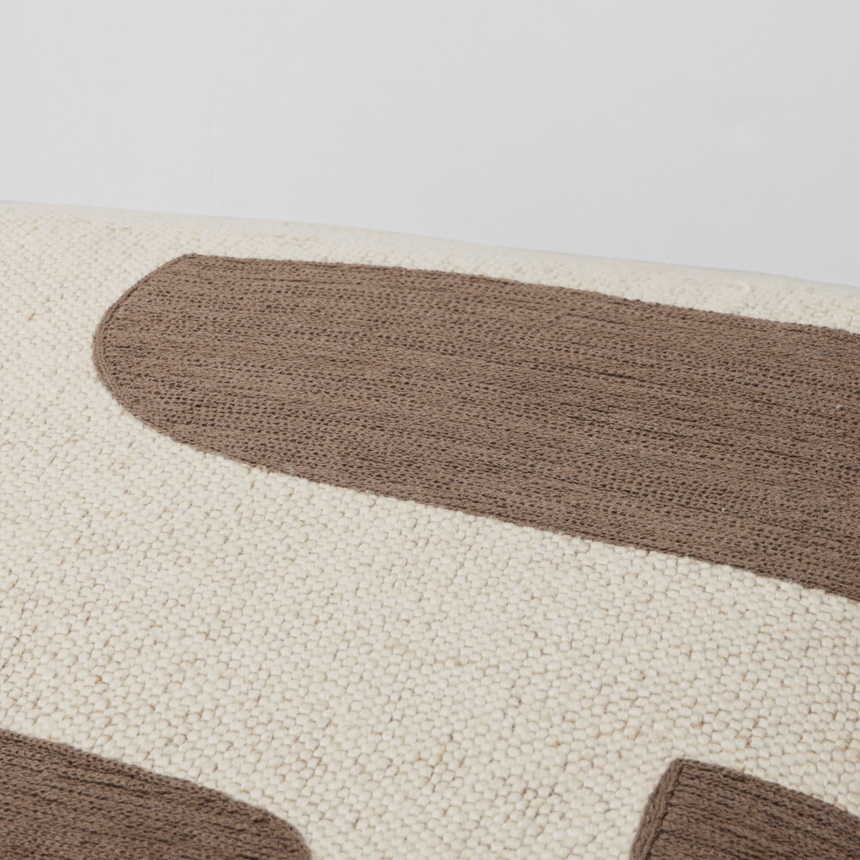 Mundo Tyynyliina Kangaroo Ruskea/Vaaleanbeige 50x50
