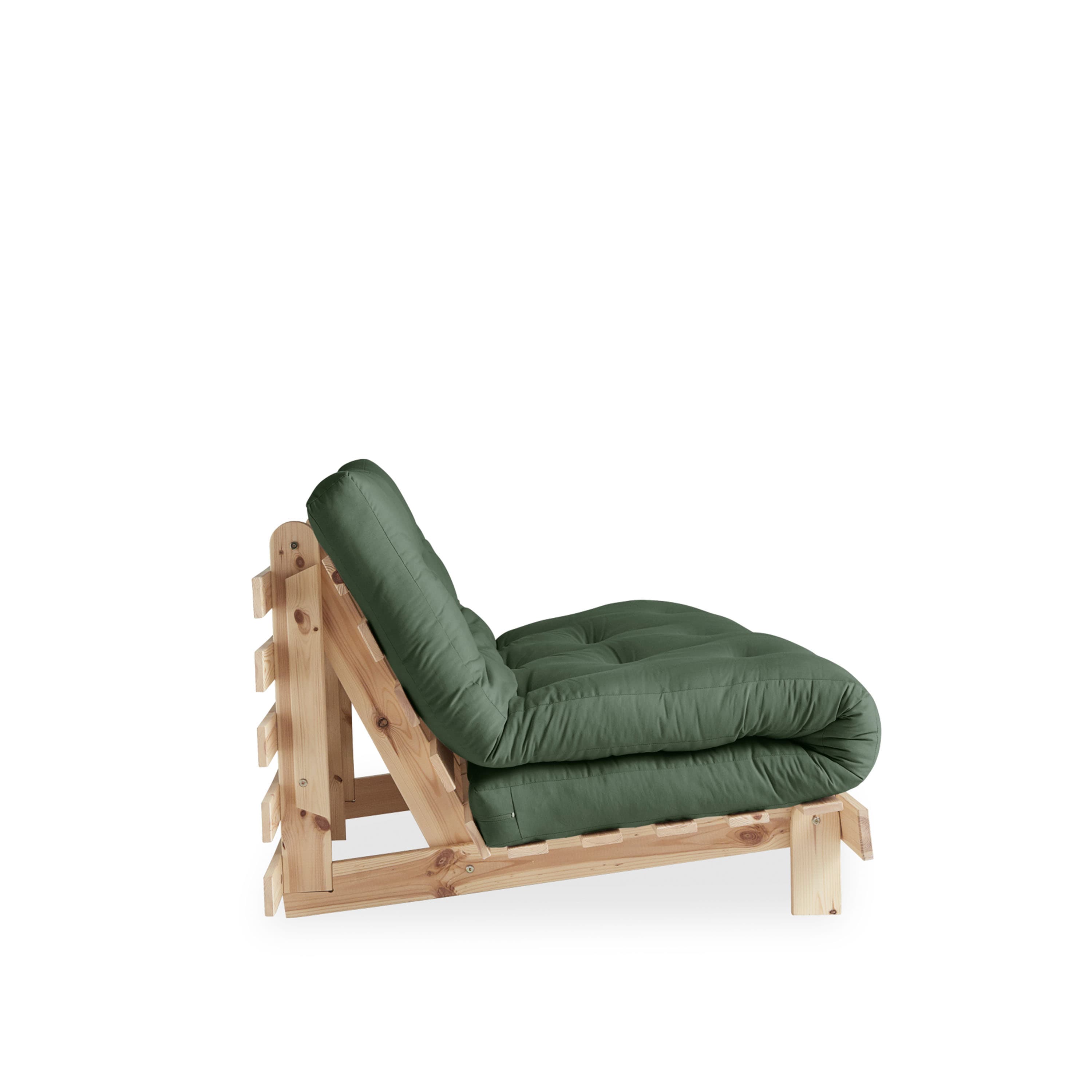 Roots Vuodesohva Luonnollinen/Olive Green 140 cm