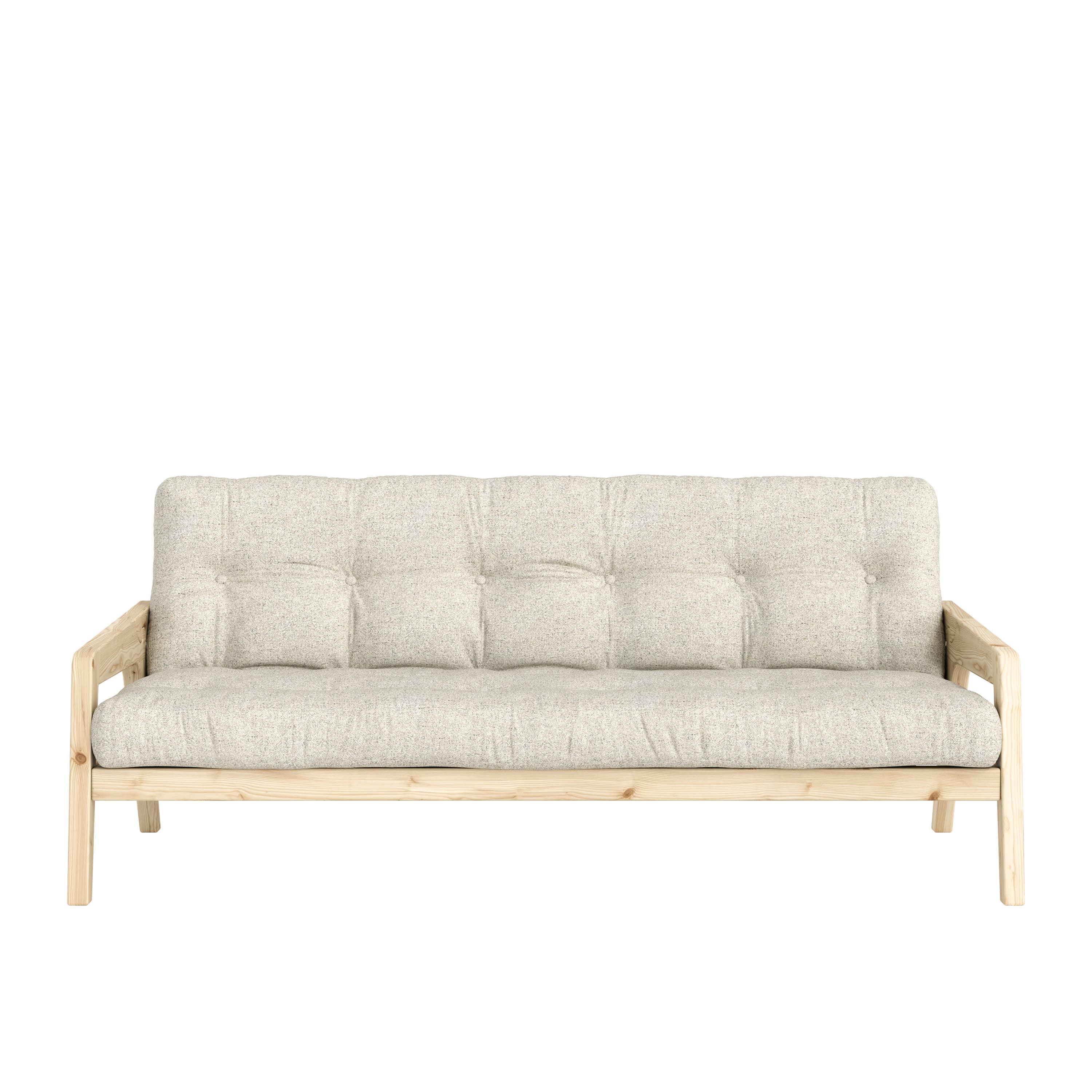 Grab Vuodesohva Clear Lacquered/Soft Chalk 204cm