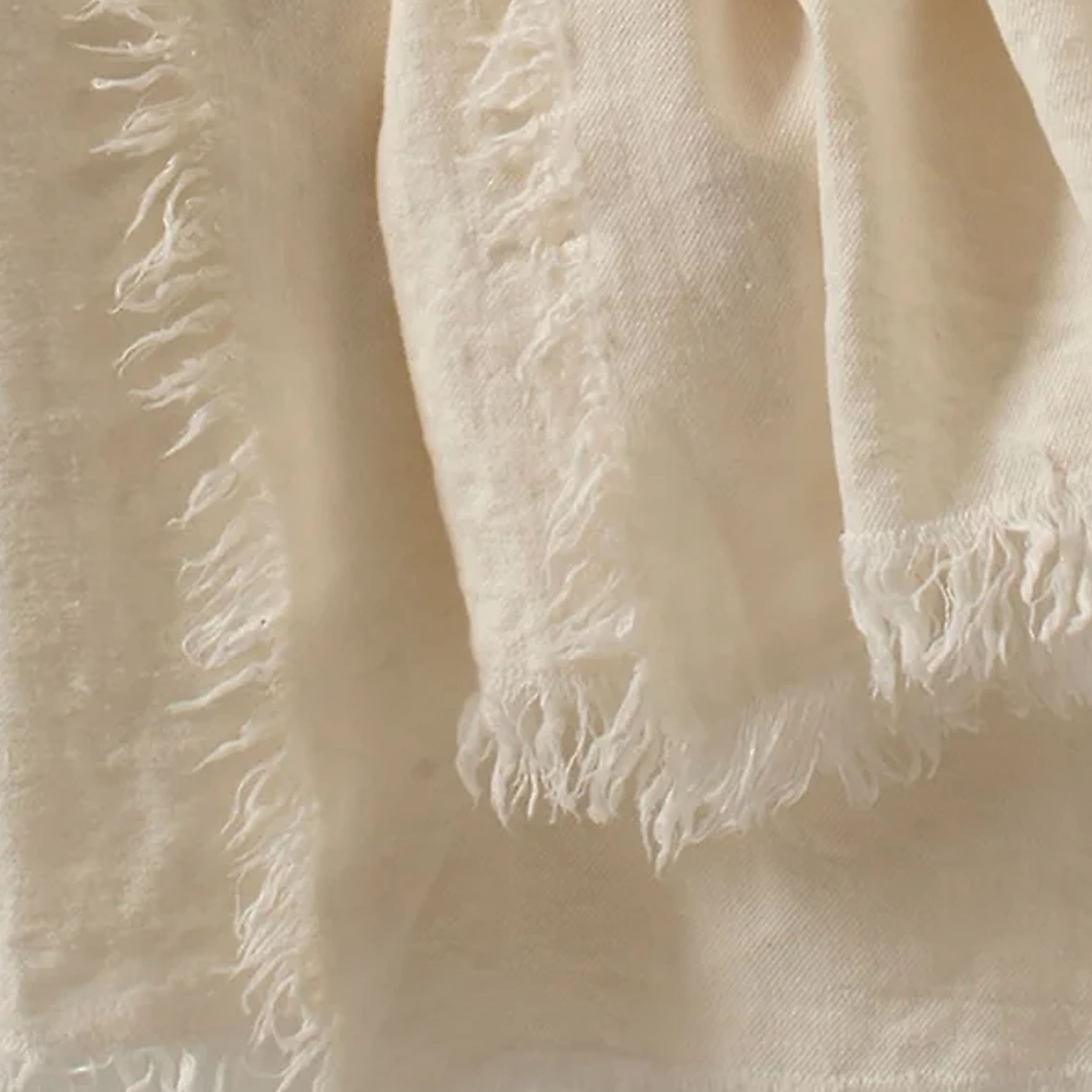 Merlin torkkupeitto pellava offwhite