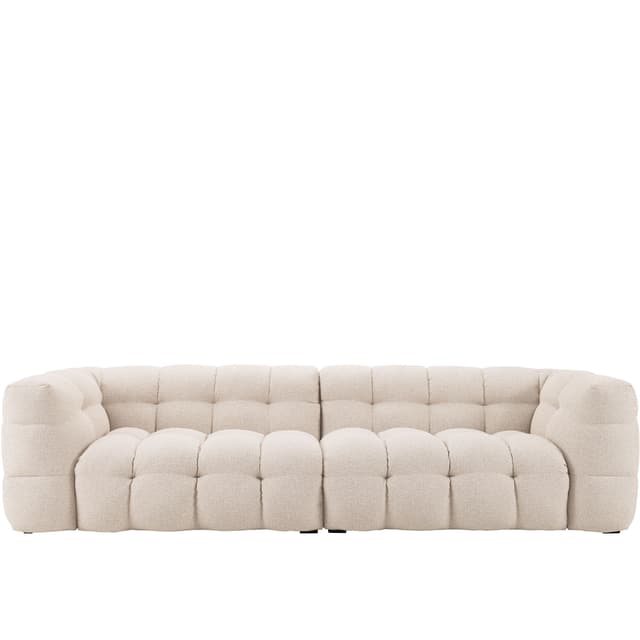 Billie 4-istuttava Sohva Beige Bouclé