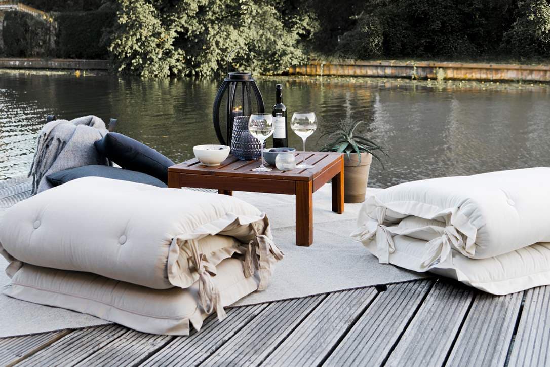 Sit And Sleep Outdoor Loungepatja Valkoinen