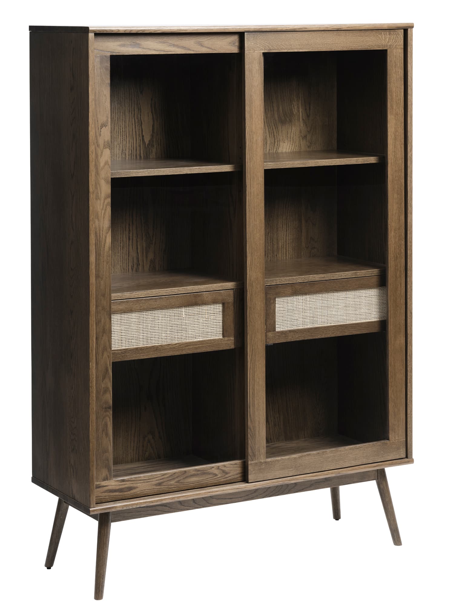 Sofia Vitriinikaappi Smoked Oak 160cm