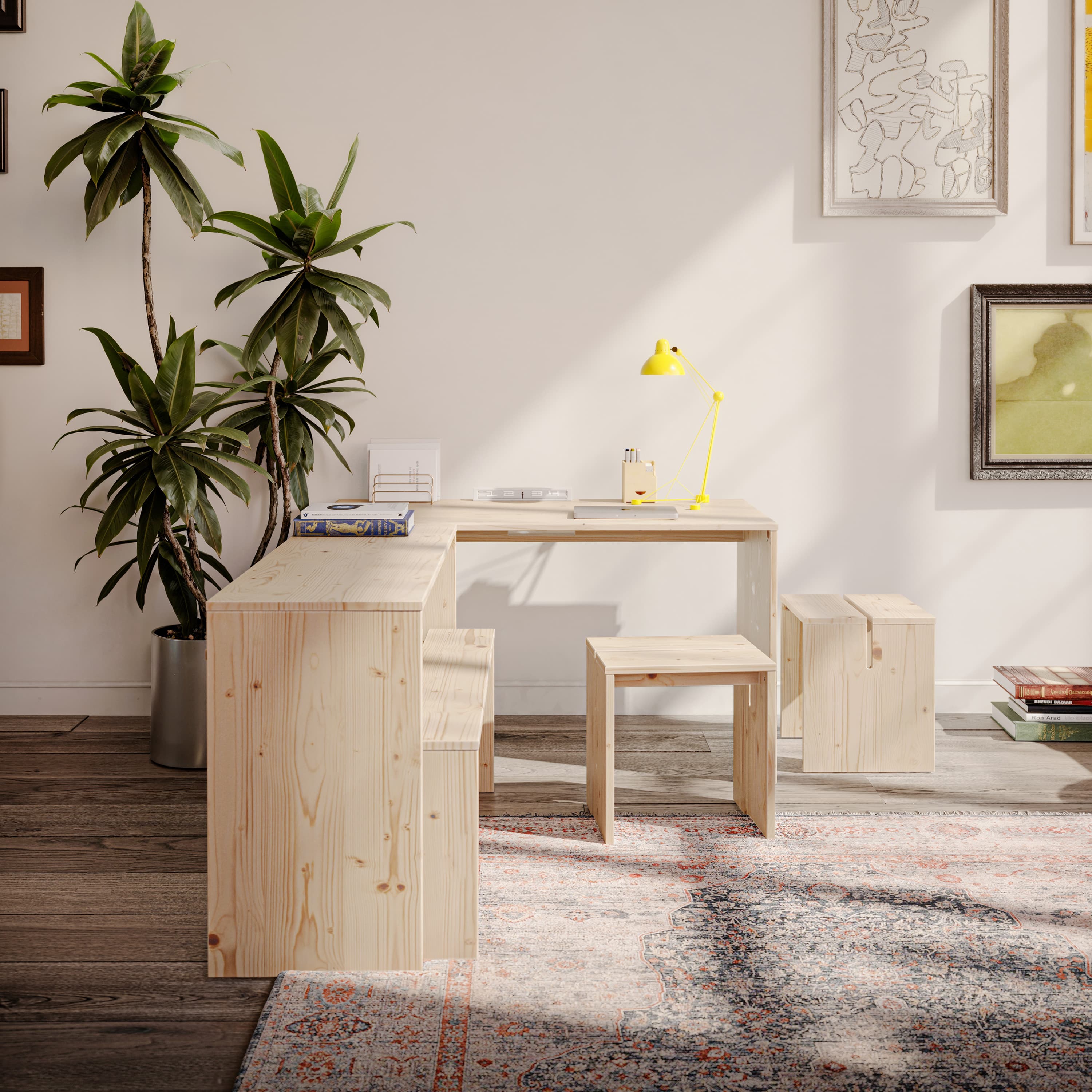 Join-in Ruokapöytä Luonnollinen 124x79