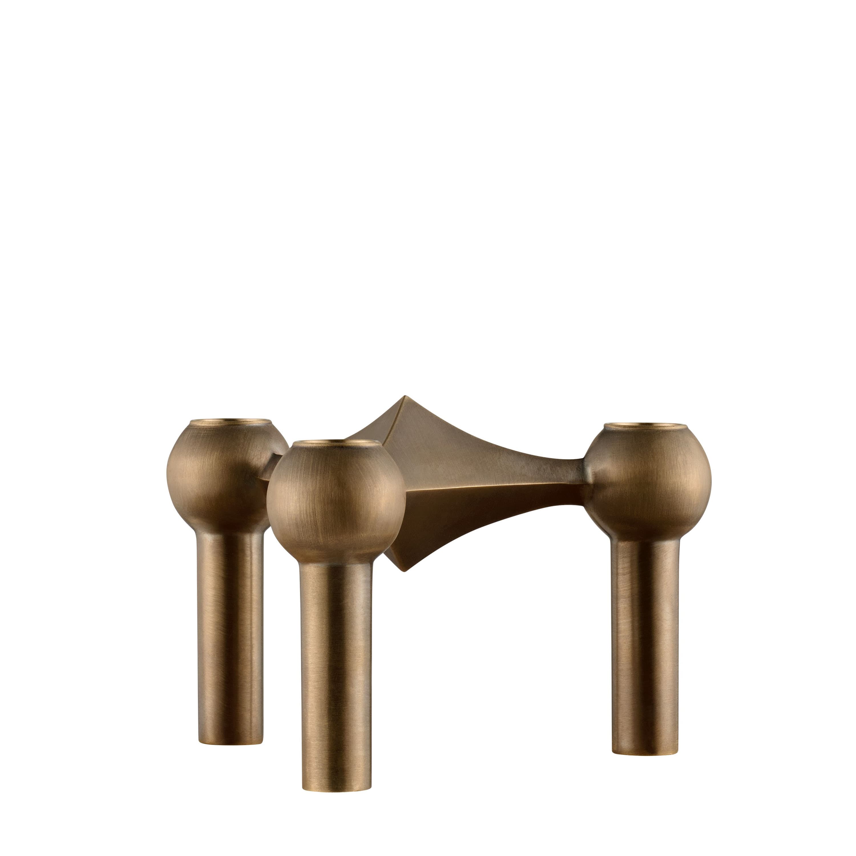 STOFF Nagel Kynttilänjalka Bronzed Brass