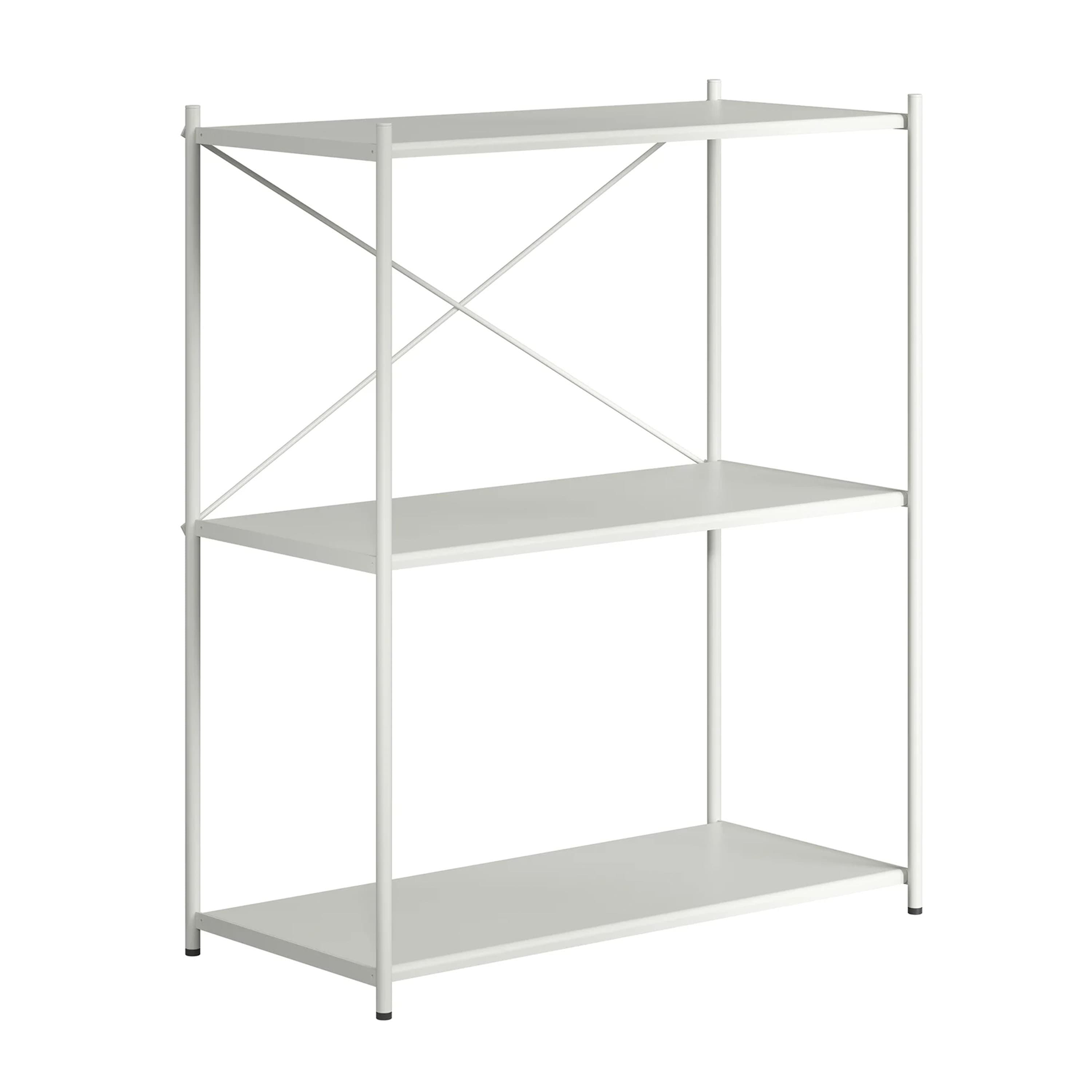 Arturo 3-Tier Hylly Vaaleanharmaa 75x91
