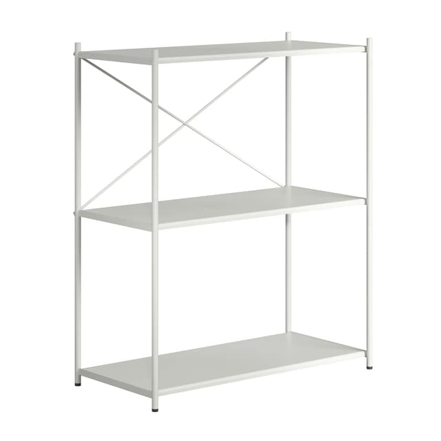 Arturo 3-Tier Hylly Vaaleanharmaa 75x91