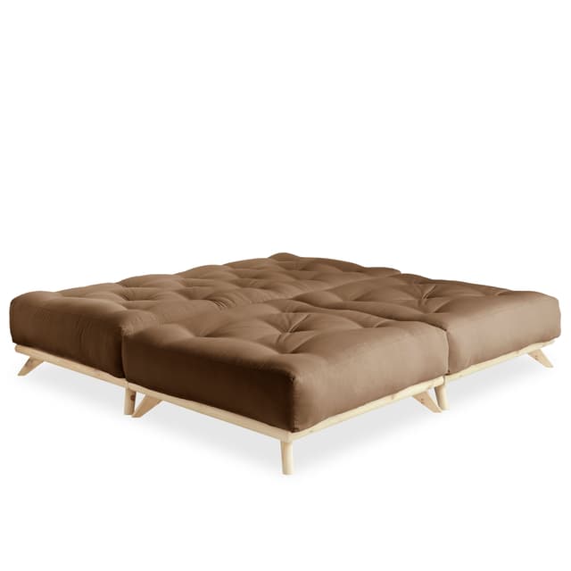 Senza Vuodesohva Luonnollinen/Mokka 200 cm