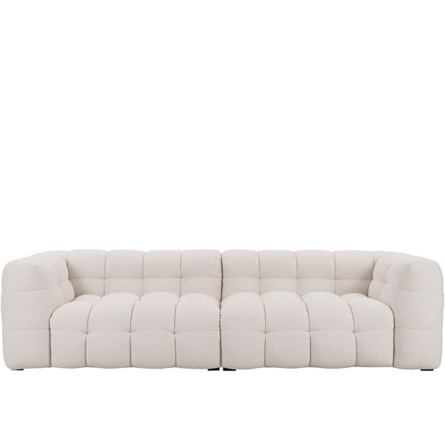 Billie 4-istuttava Sohva Creme Teddy