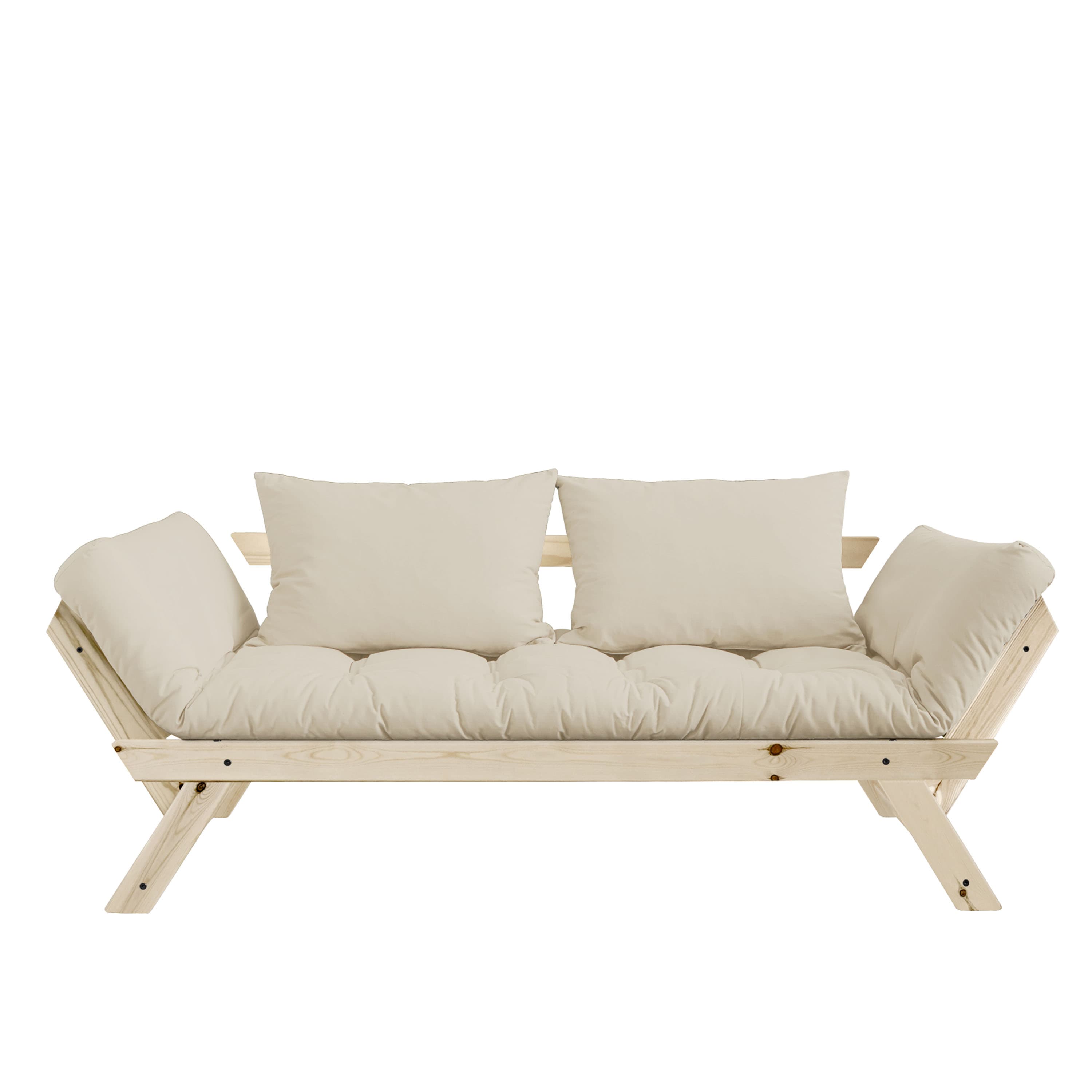 Bebop Sohvasänky Luonnollinen/Beige 174 cm