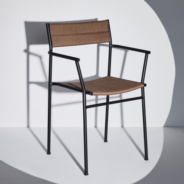 Vev Käsinojallinen Tuoli Black/Brown