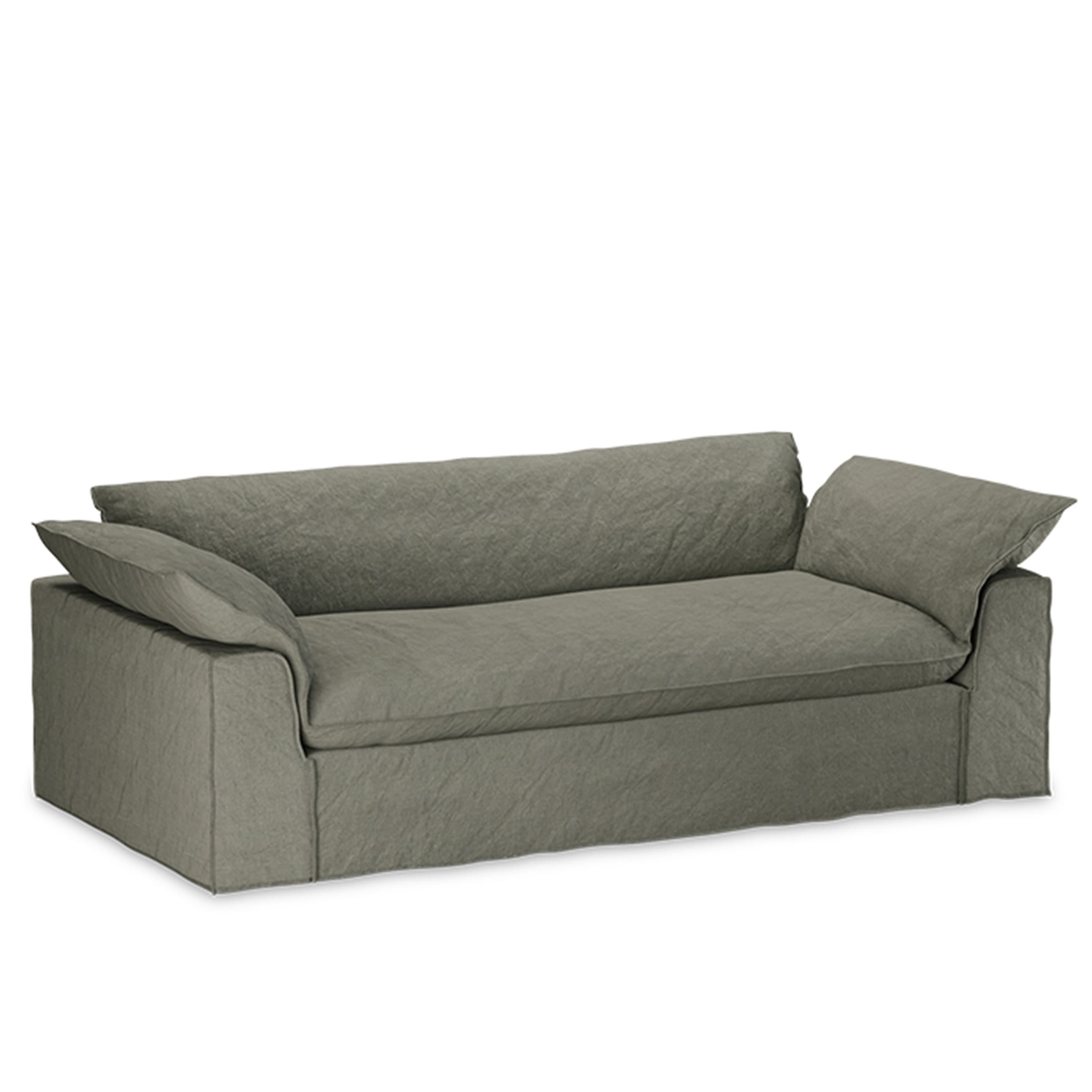 Nomad Sohva Linen/Army Green 244cm