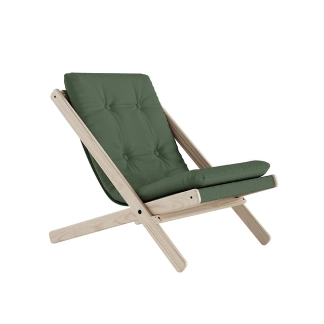 Boogie lepotuoli natur/olive green