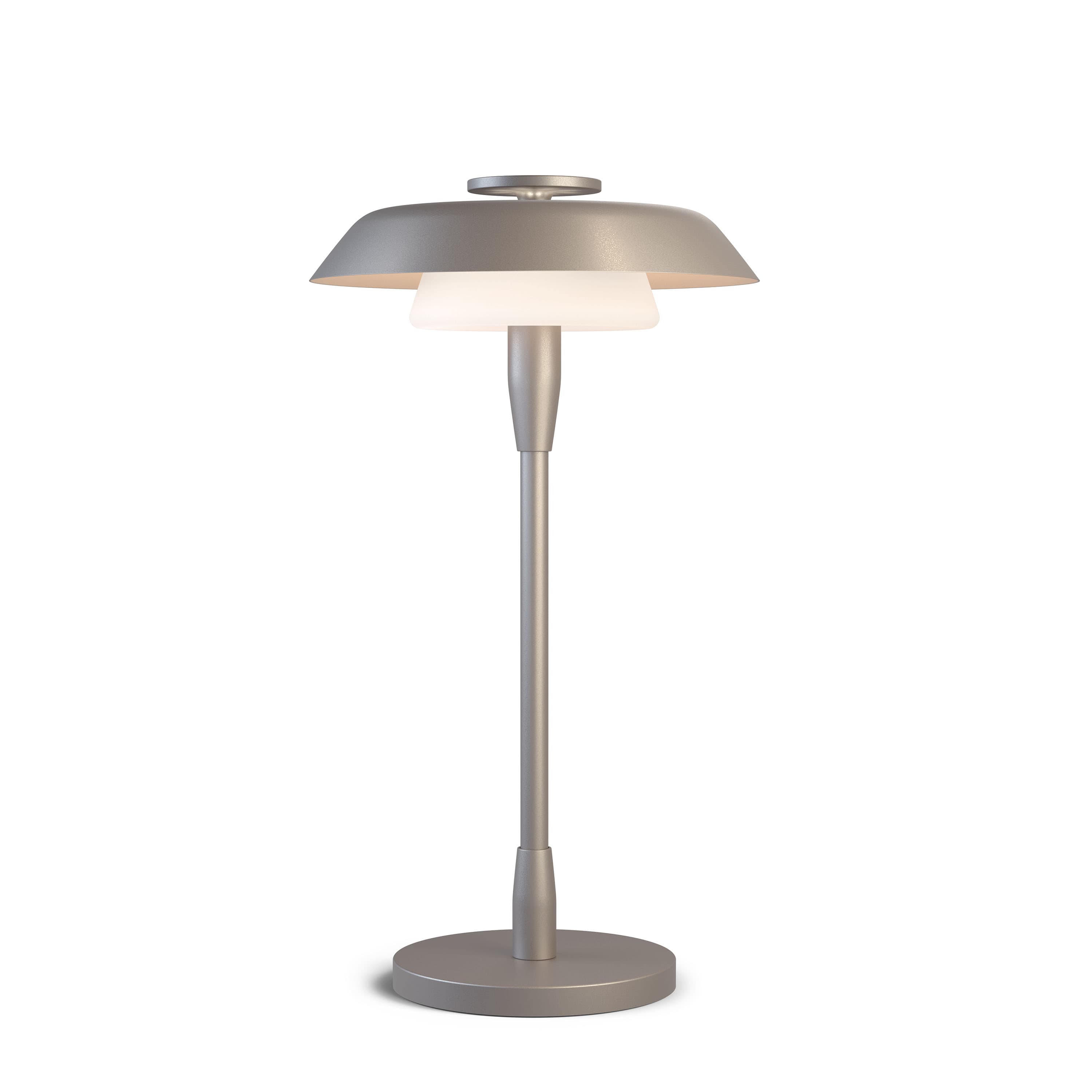 Horisont-pöytävalaisin Metallic Champagne 36cm