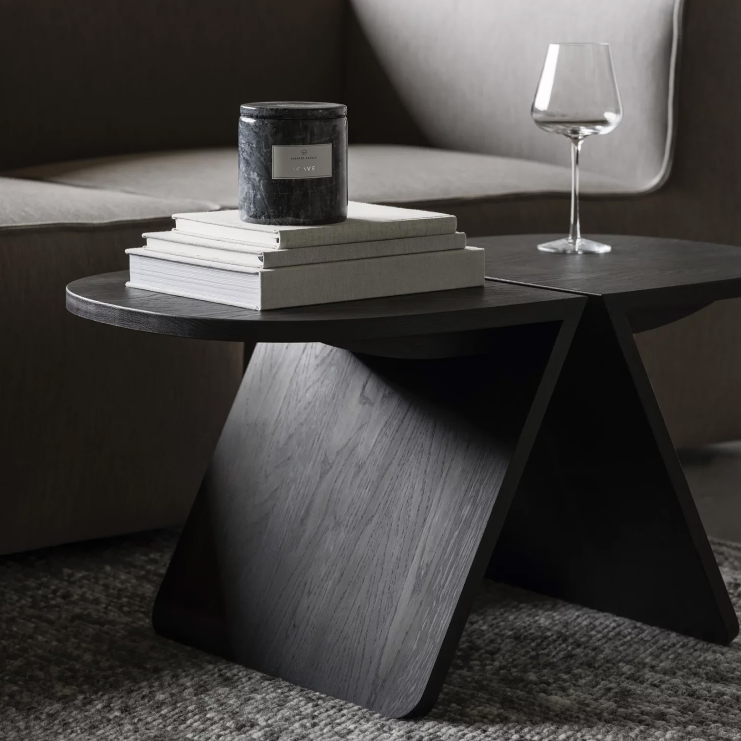 Avio Sohvapöytä Black Oak 80cm