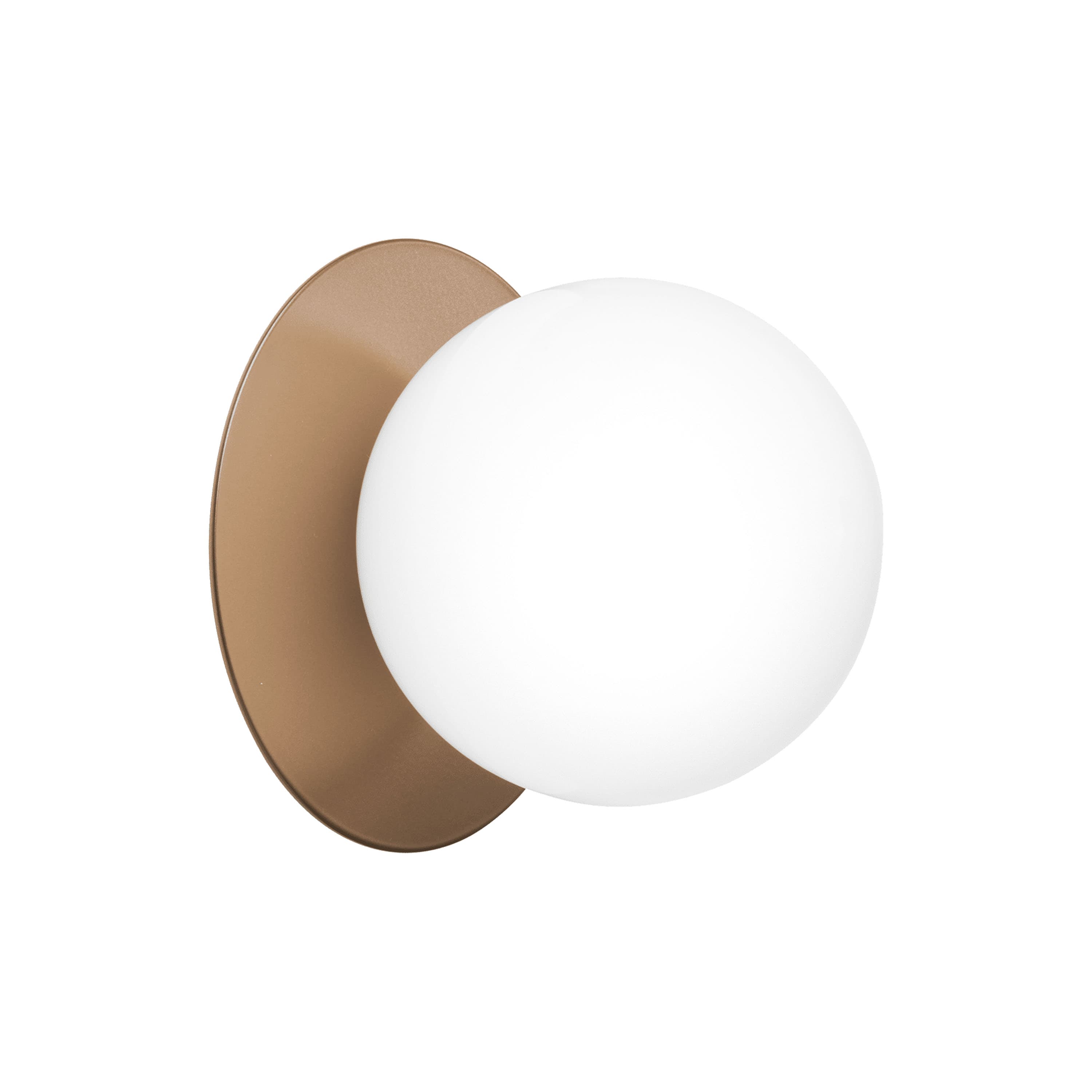 Liila 1 seinä-/kattovalaisin Dark Bronze/Opal Medium