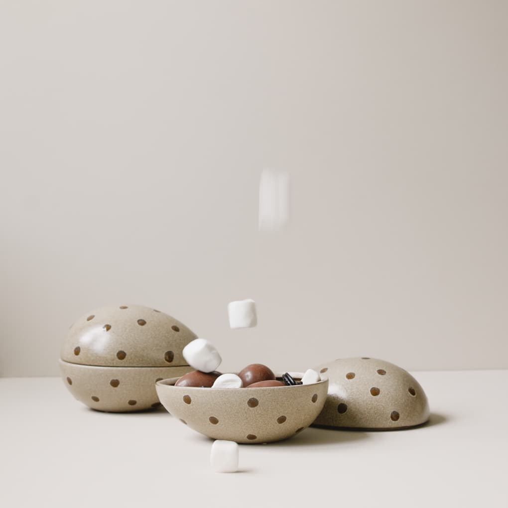 Nest Pääsiäismuna Beige Dot