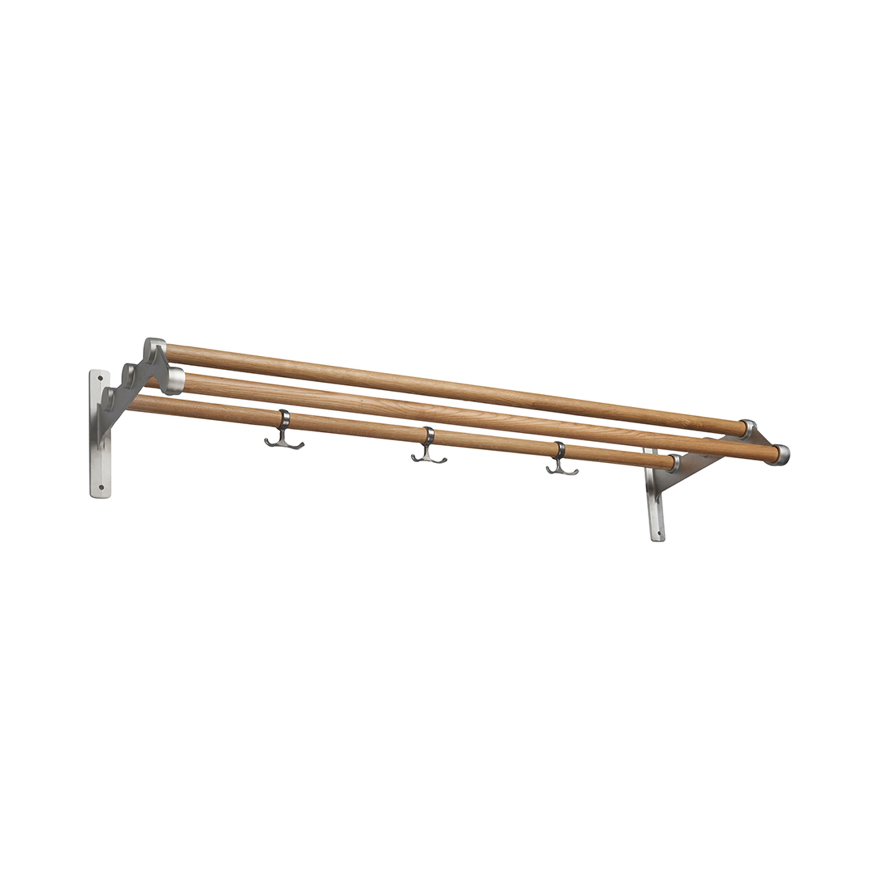 Nostalgi 291 Naulakko Tammi/Alumiini 100cm
