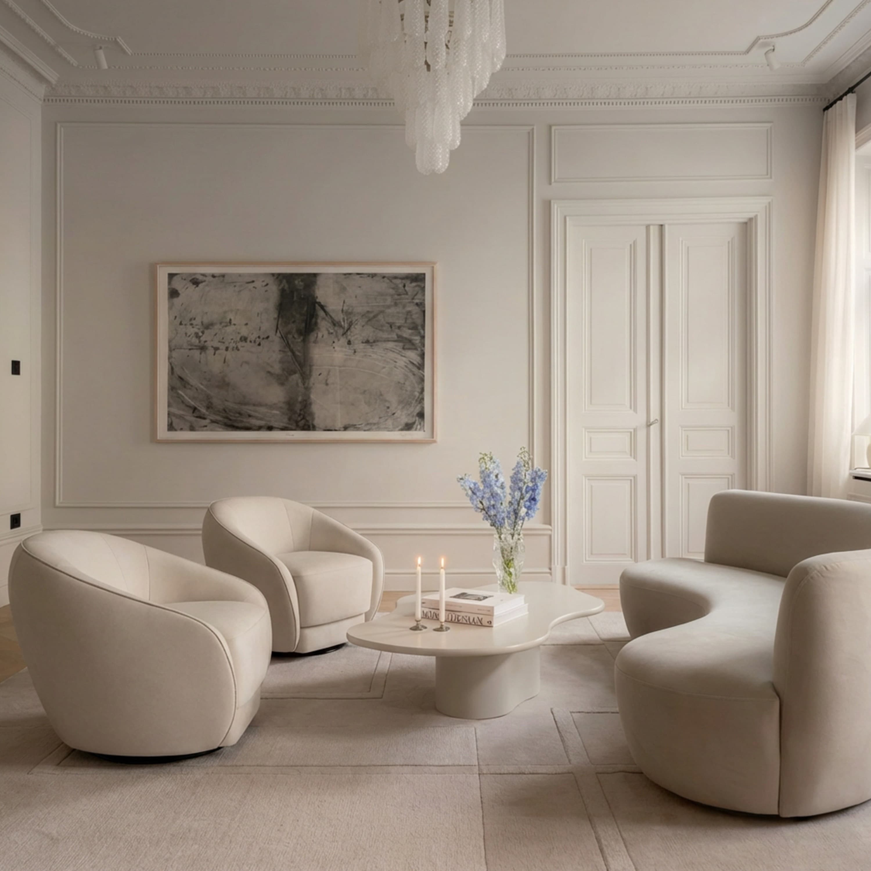Alba Lounge-tuoli Beige 86cm