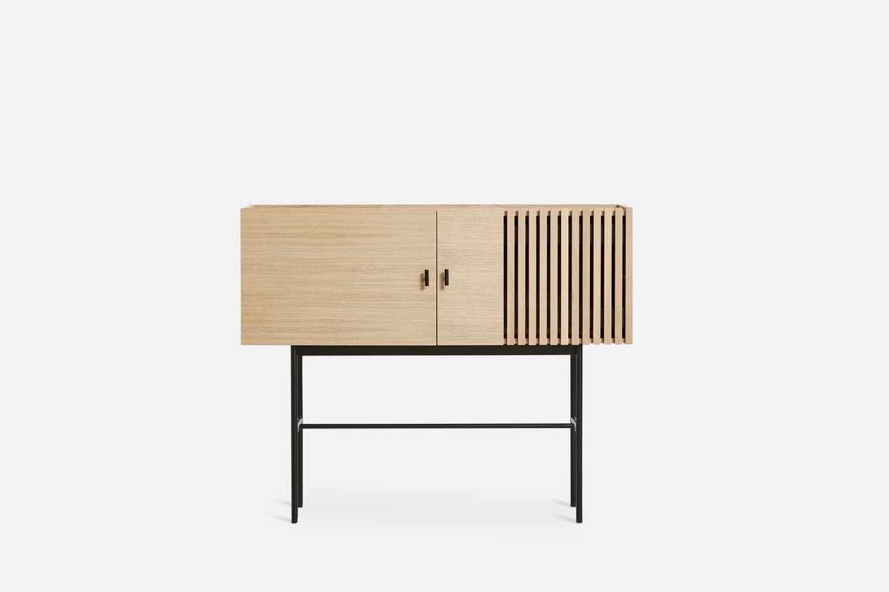 Array senkki white oak/black 120 cm