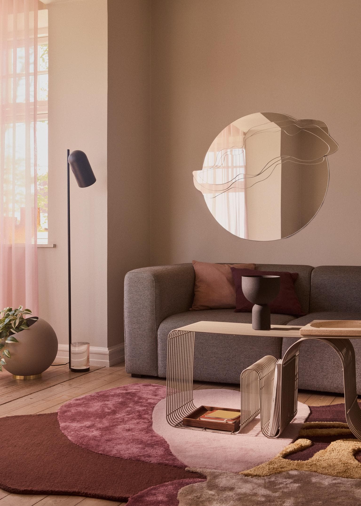 Misceo Pyyhkäisevä peili 100x90