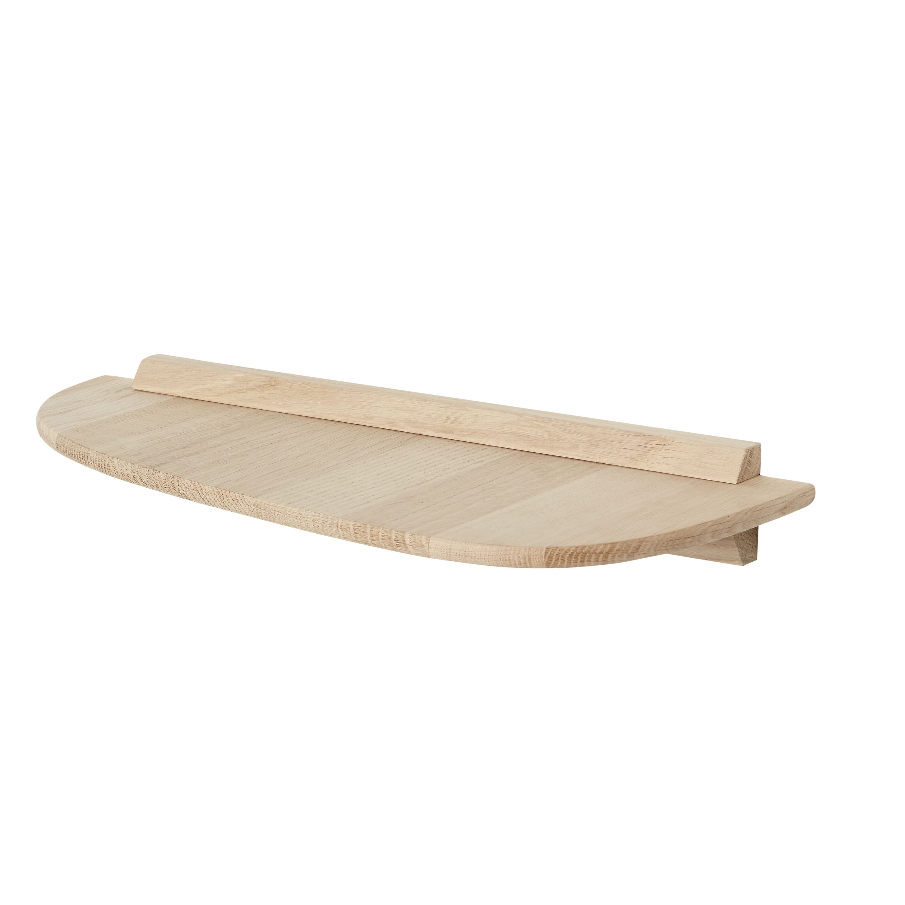 Shelf 1 Seinähylly Valkopigmentoitu Tammi 40x18