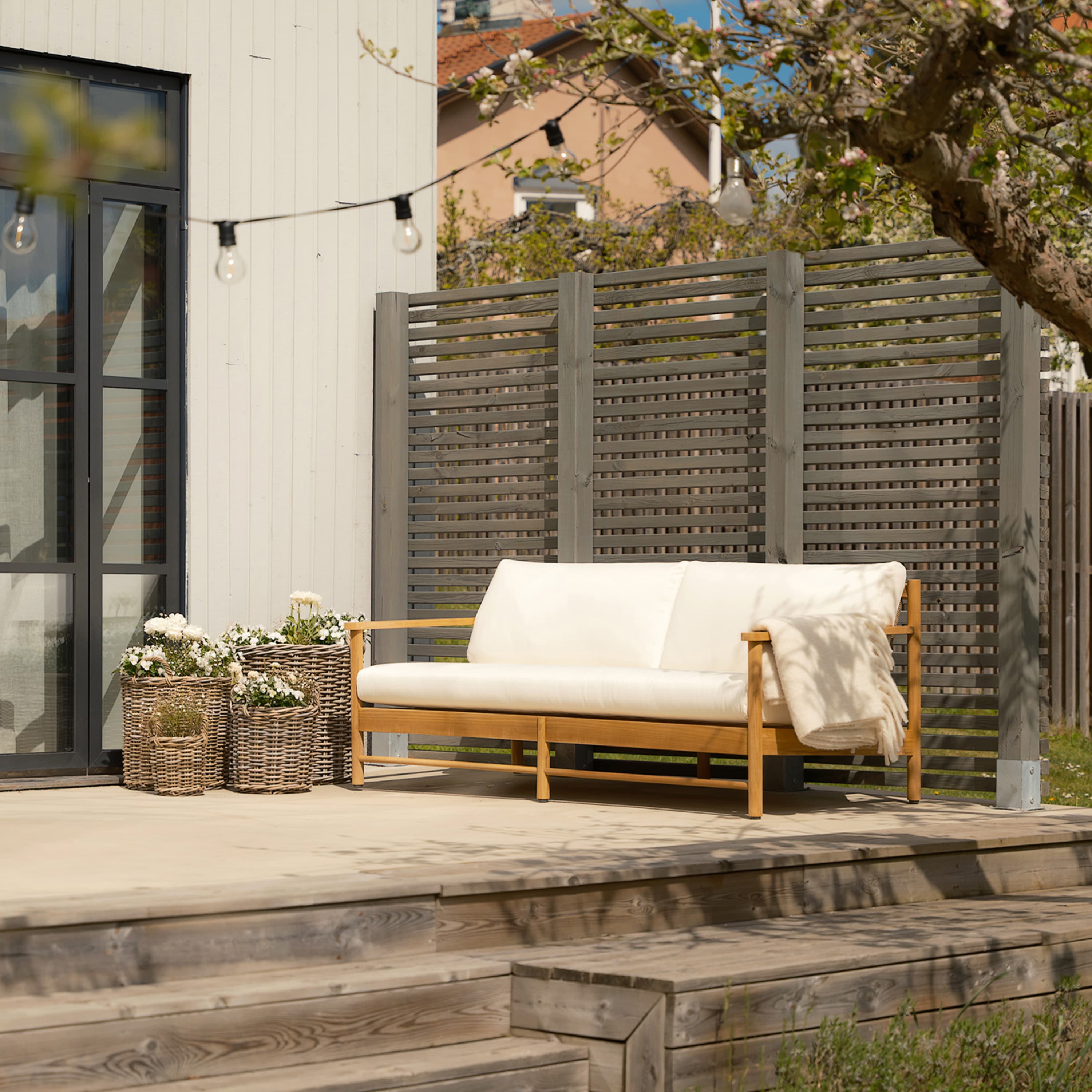 Soleil Outdoor Lounge-sohva 185 cm