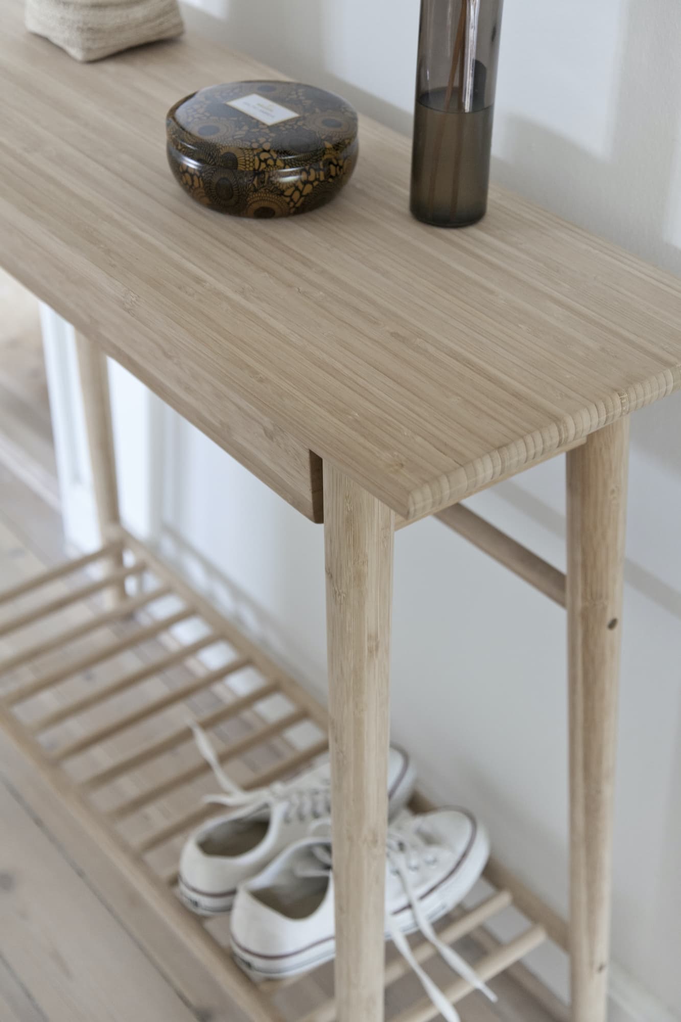 Noble Apupöytä Bambu 90cm