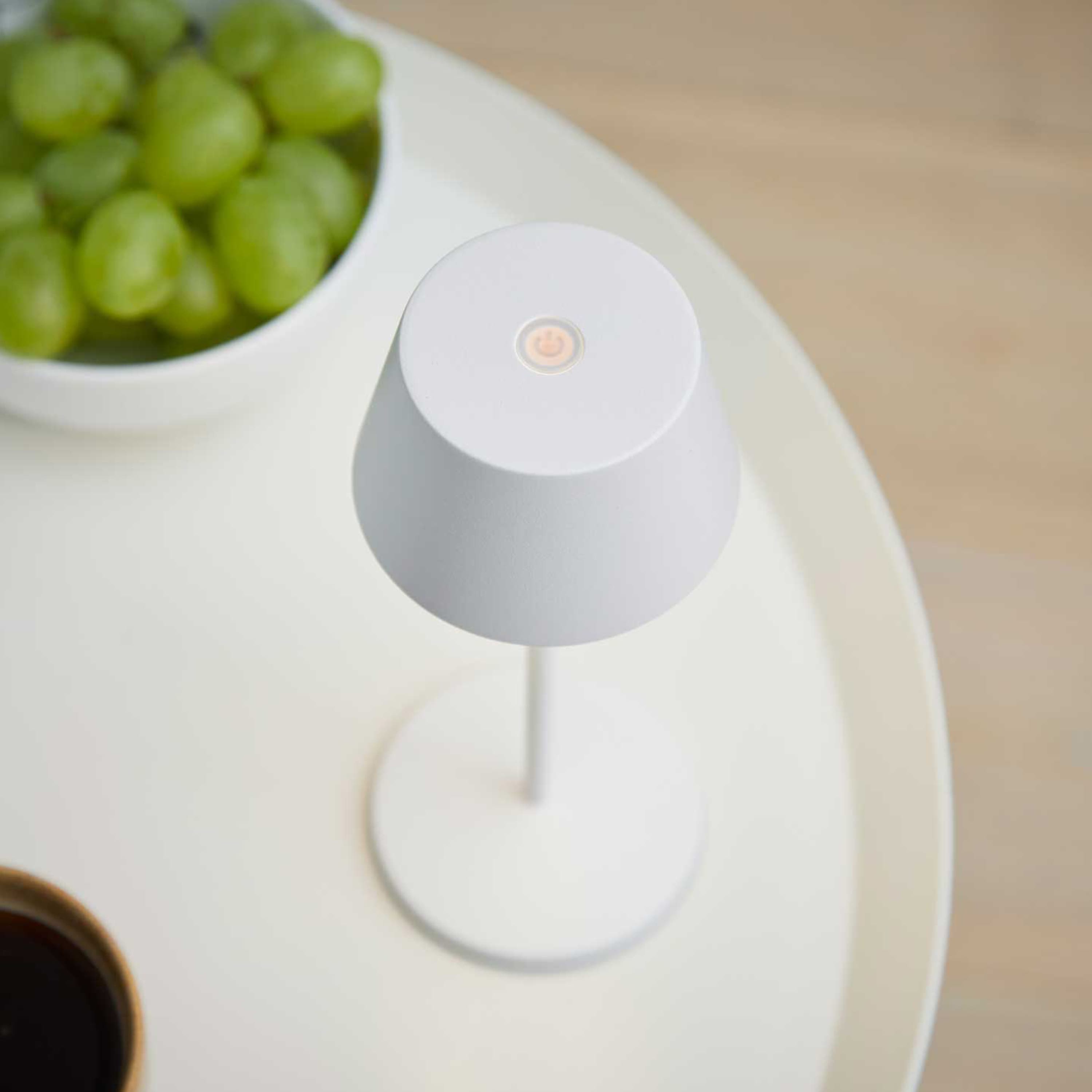 Modi Micro Kannettava Pöytävalaisin White